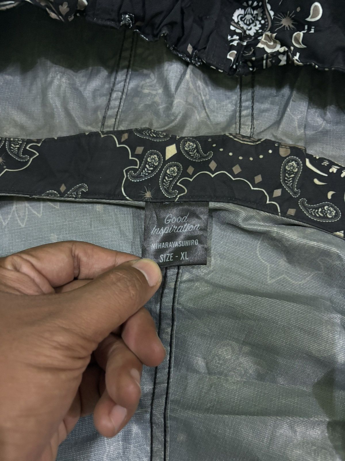 Maison MIHARA YASUHIRO Miharayasuhiro Paisley Pattern Bandana Mountain Jacket Size US XL / EU 56 / 4 - 18 Thumbnail