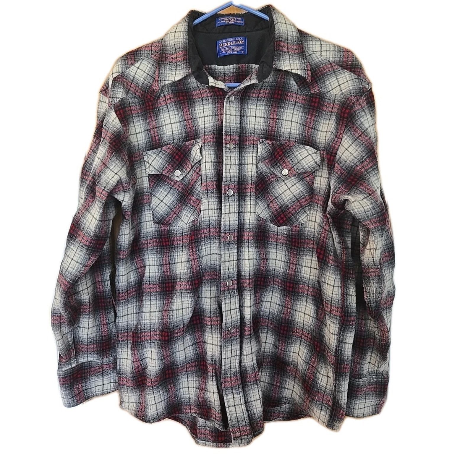 Pendleton Pendleton Wool Pearl Snap High Grade Western Shirt Large Size US L / EU 52-54 / 3 - 1 Thumbnail