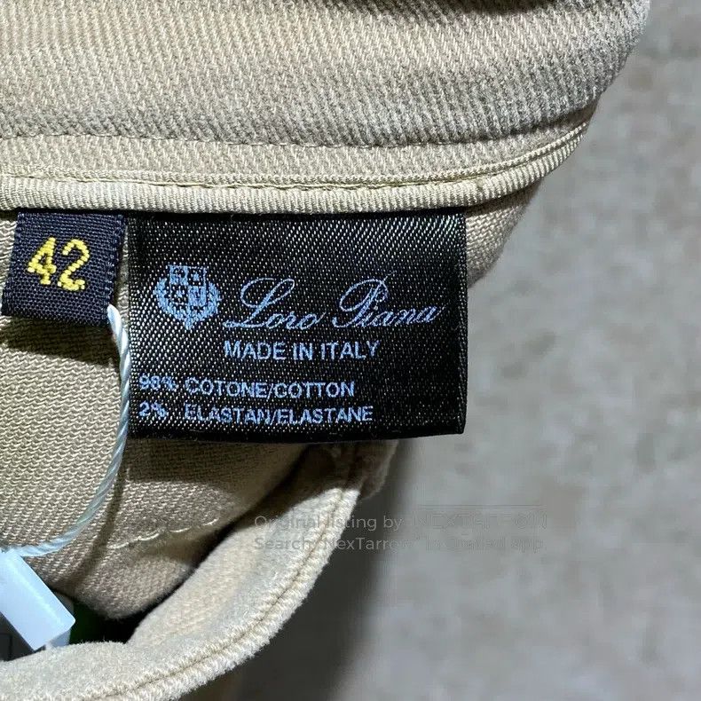 Loro Piana Loro Piana Khaki Trousers Size 27" / US 4 / IT 40 - 4 Thumbnail