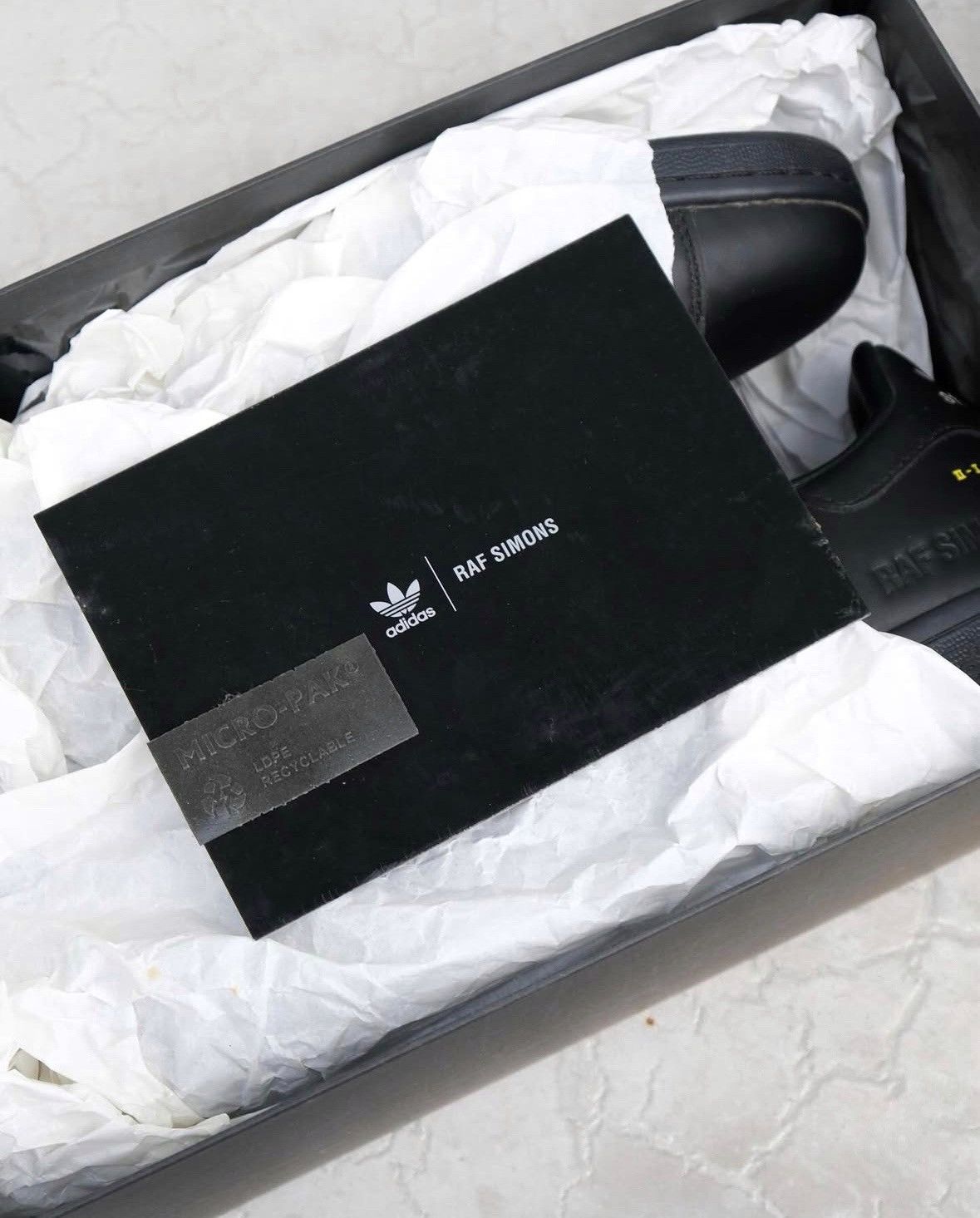 Adidas × Raf Simons RAF SIMONS x ADIDAS Black Stan Smith Shoes Size US 8 / EU 41 - 7 Thumbnail