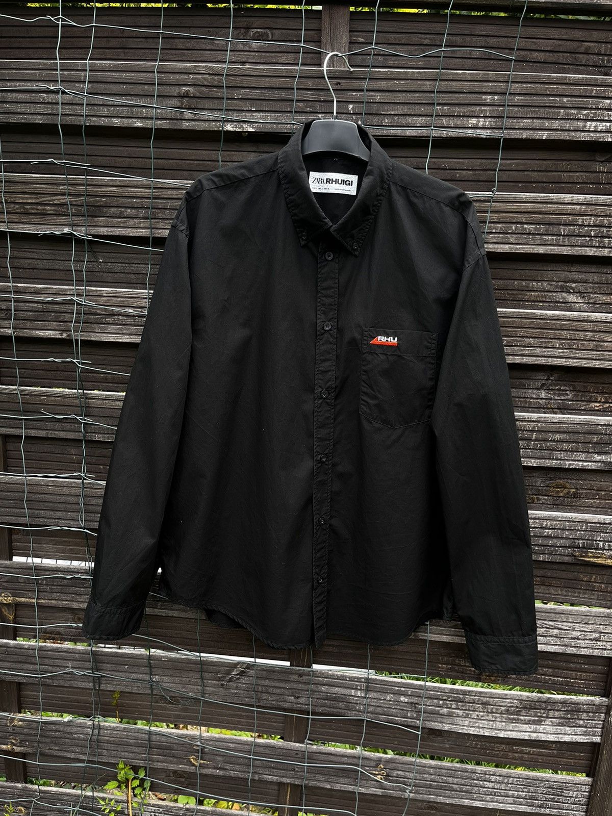 Rhude × Zara ⚫️ ZARA × RHUIGI TECHNICAL RHUDE SHIRT Size US L / EU 52-54 / 3 - 3 Thumbnail