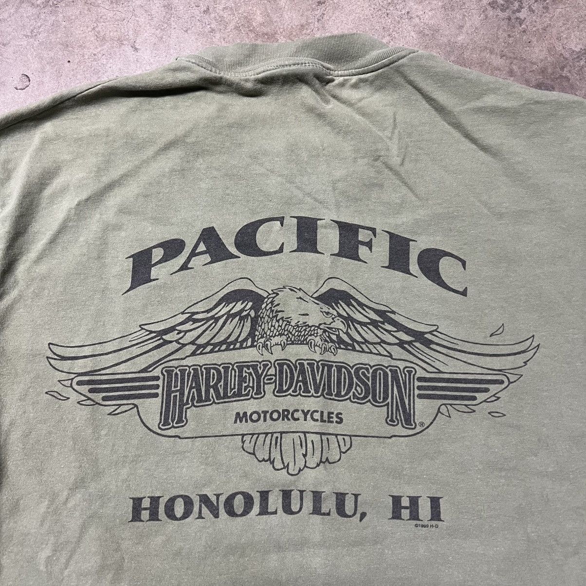 Harley Davidson × Vintage Vintage 1999 Harley Davidson Motorcycle Graphic T-Shirt Size US L / EU 52-54 / 3 - 5 Thumbnail