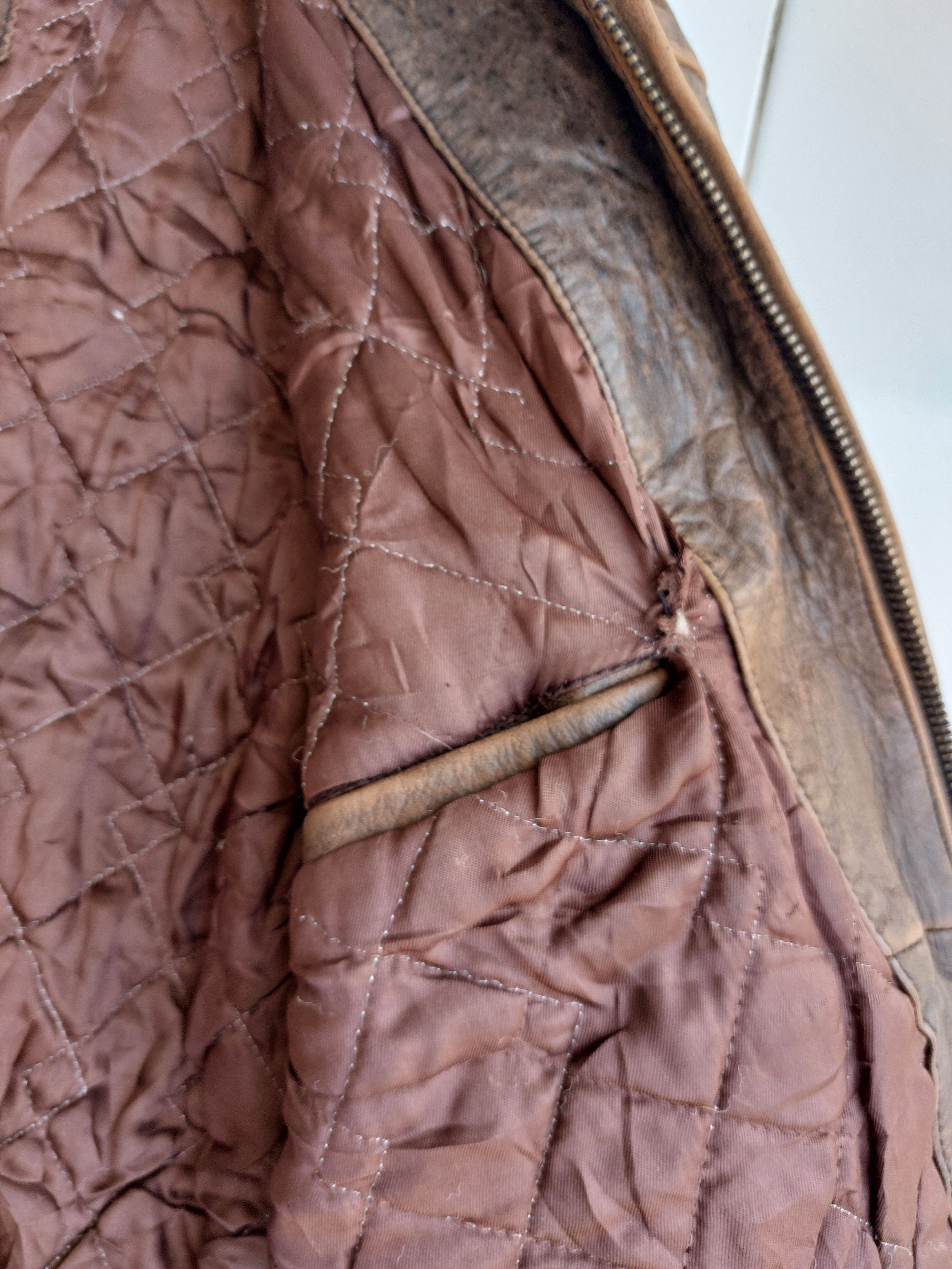 Vintage CONRAD VINTAGE HIGHWAYMAN CLASSIC LEATHER JACKET Size US L / EU 52-54 / 3 - 14 Thumbnail