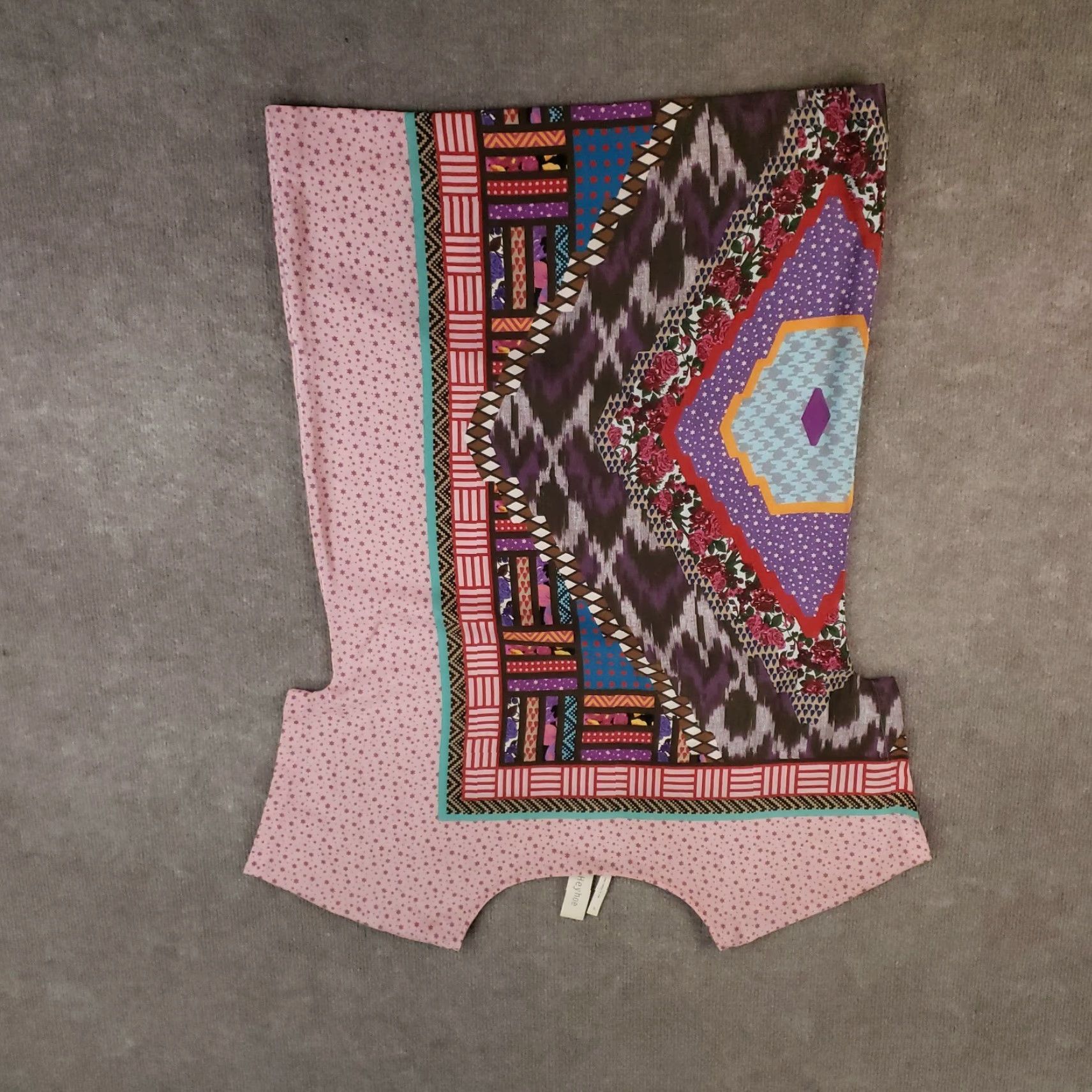 Anthropologie VINTAGE Anthropologie Silk Shift Dress Women Small Pink Geometric 90s Casual Party Size 28" / US 6 / IT 42 - 7 Thumbnail