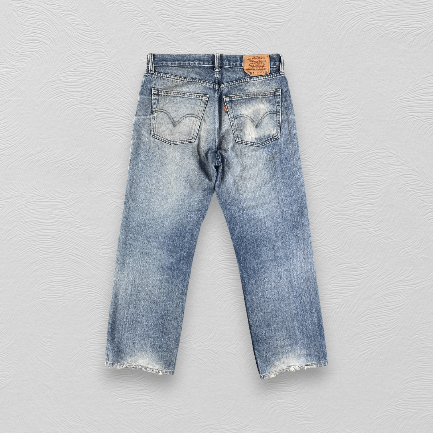 Levi's Vintage Levis 533 Jeans Medium Wash Denim KJ2121 Size US 33 - 2 Thumbnail