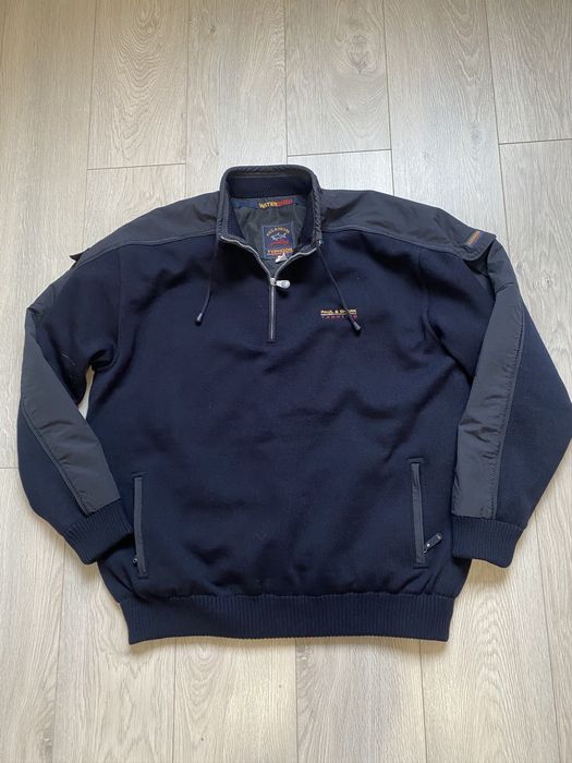 PAUL & SHARK YACHTING C0P1026 Maglia Con Toppe Girocollo Colore BLU Taglia S