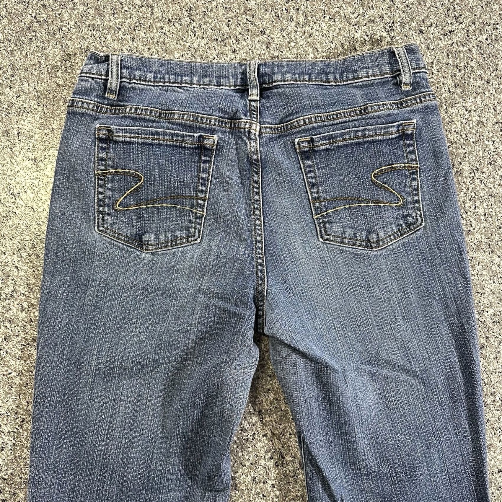 Liz Claiborne Liz Claiborne Jeans Womens 12 Regular 32x30 Mid Rise Straight Stretch Denim Size 30" / US 8 / IT 44 - 4 Thumbnail