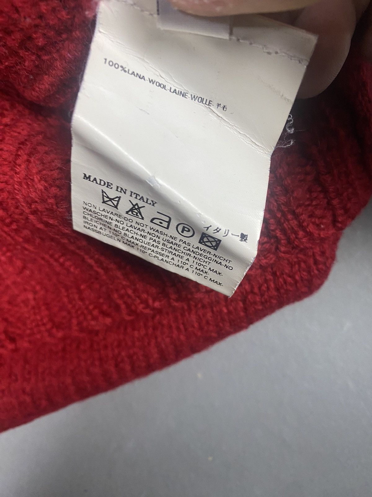Maison Margiela Maison margiela FW2006 lightning bolt red knit Size US S / EU 44-46 / 1 - 6 Thumbnail