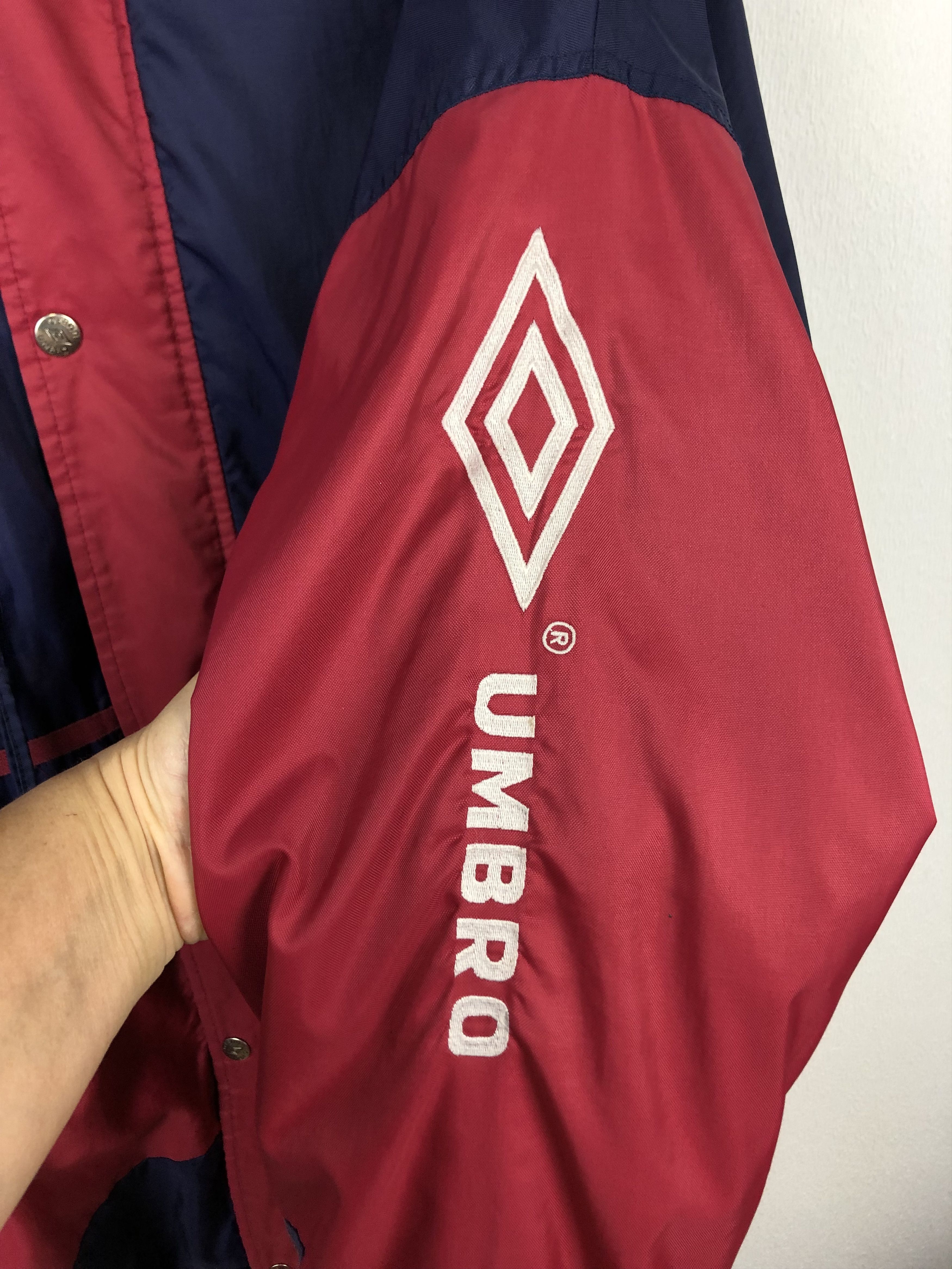 Umbro Vintage Ajax Football Jacket Soccer Windbreaker Track Size US XXL / EU 58 / 5 - 4 Thumbnail