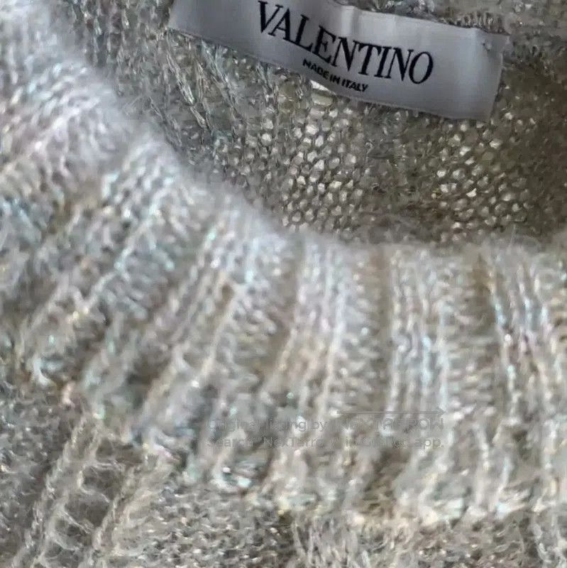 Valentino Valentino Gray Wool Cropped Sweater for Women . Size S / US 4 / IT 40 - 4 Thumbnail