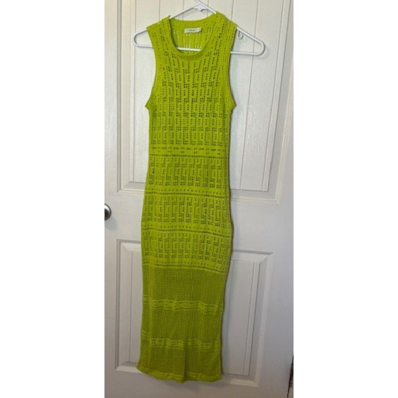 A.L.C. A.L.C. Monaghan Midi Dress in Citronella XS Size XS / US 0-2 / IT 36-38 - 7 Thumbnail