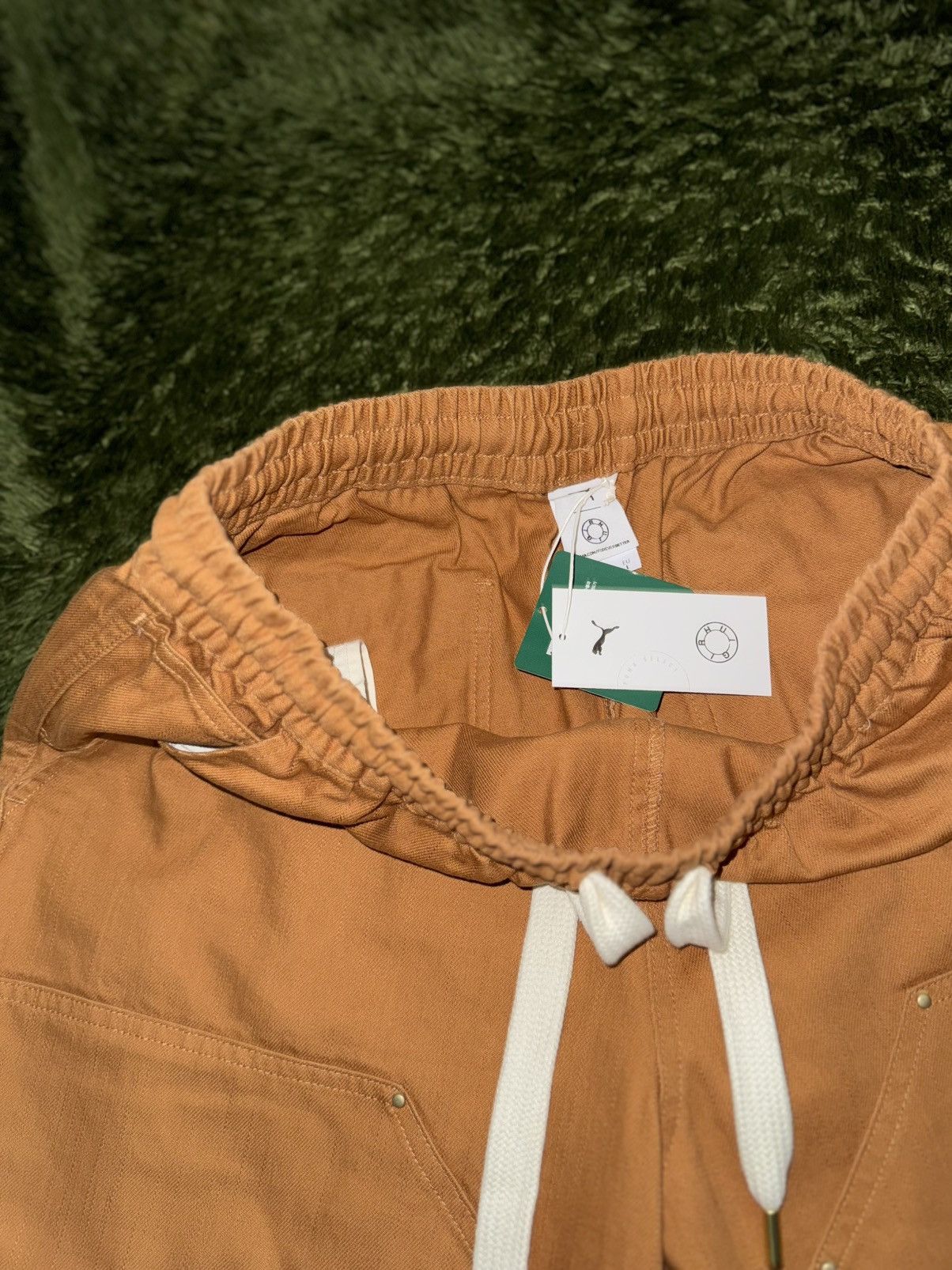 Puma × Rhude [XL] Puma x Rhude Rhuigi Heavy Cotton Double Knee Pants Tan Size US 38 / EU 54 - 3 Thumbnail