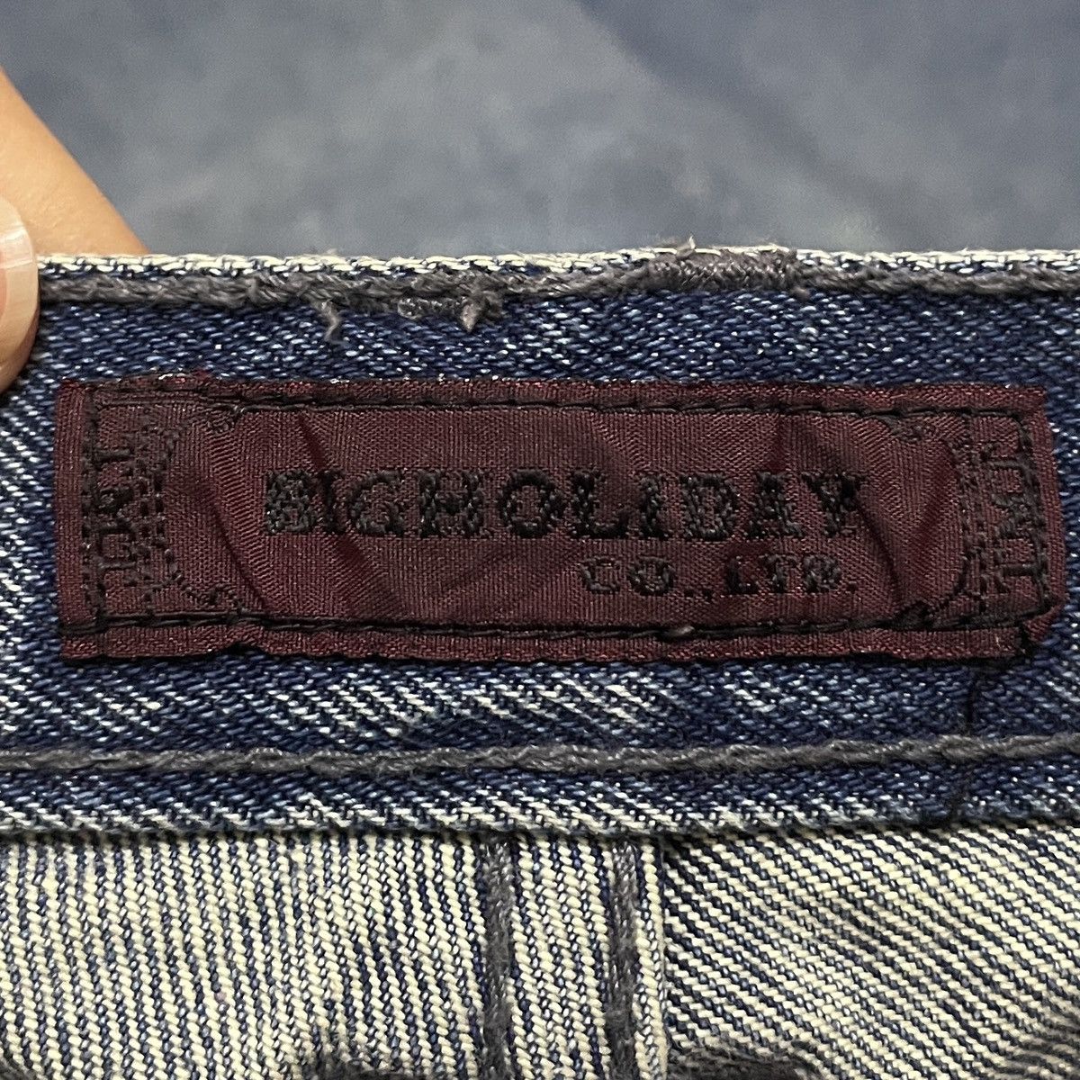 If Six Was Nine Rare Design Vintage Japanese Brand Big Holiday Jeans 1990s Size US 31 - 9 Thumbnail