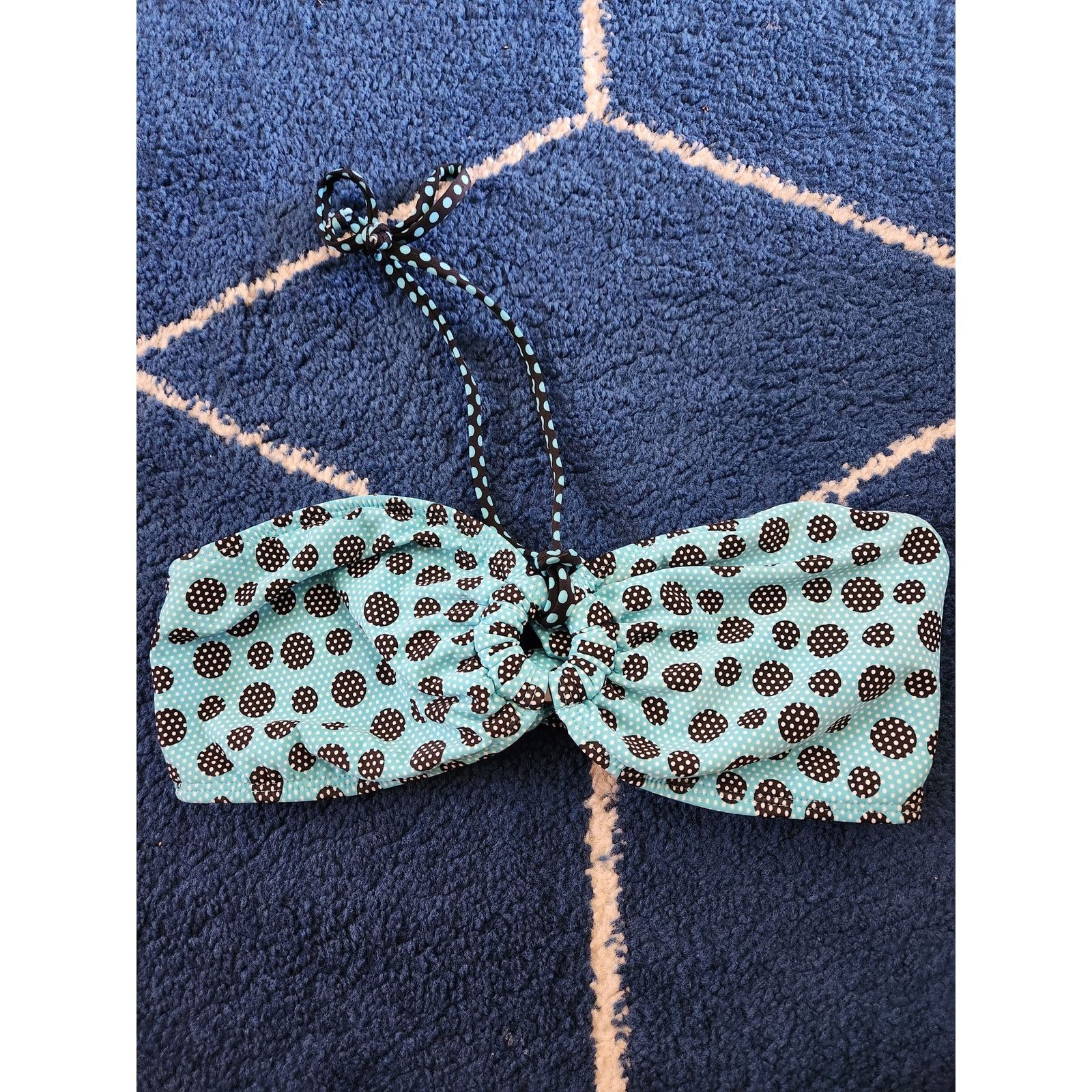 Joe Boxer Joe Boxer Womens Retro Halter Bikini Top Lg Size ONE SIZE - 1 Thumbnail