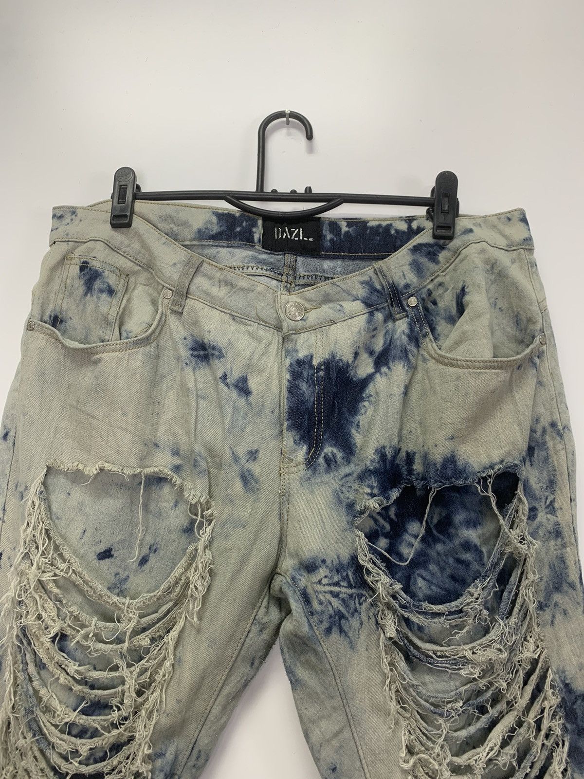 Japanese Brand Dazi Distress denim Style Size US 38 / EU 54 - 2 Thumbnail