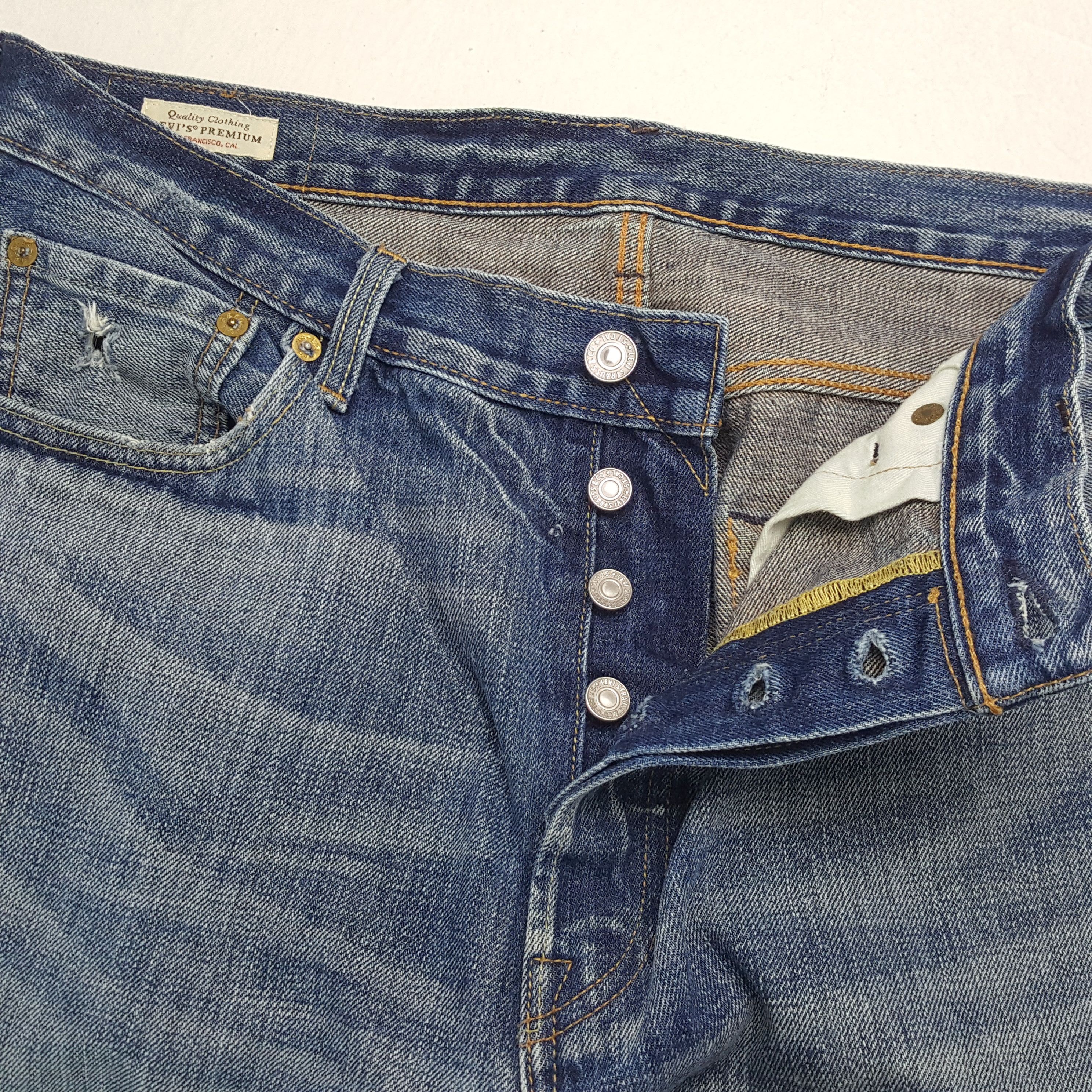 Levi's × Vintage LEVI'S Big E Jeans Daily Streetwear Style Distressed Size US 32 / EU 48 - 12 Thumbnail