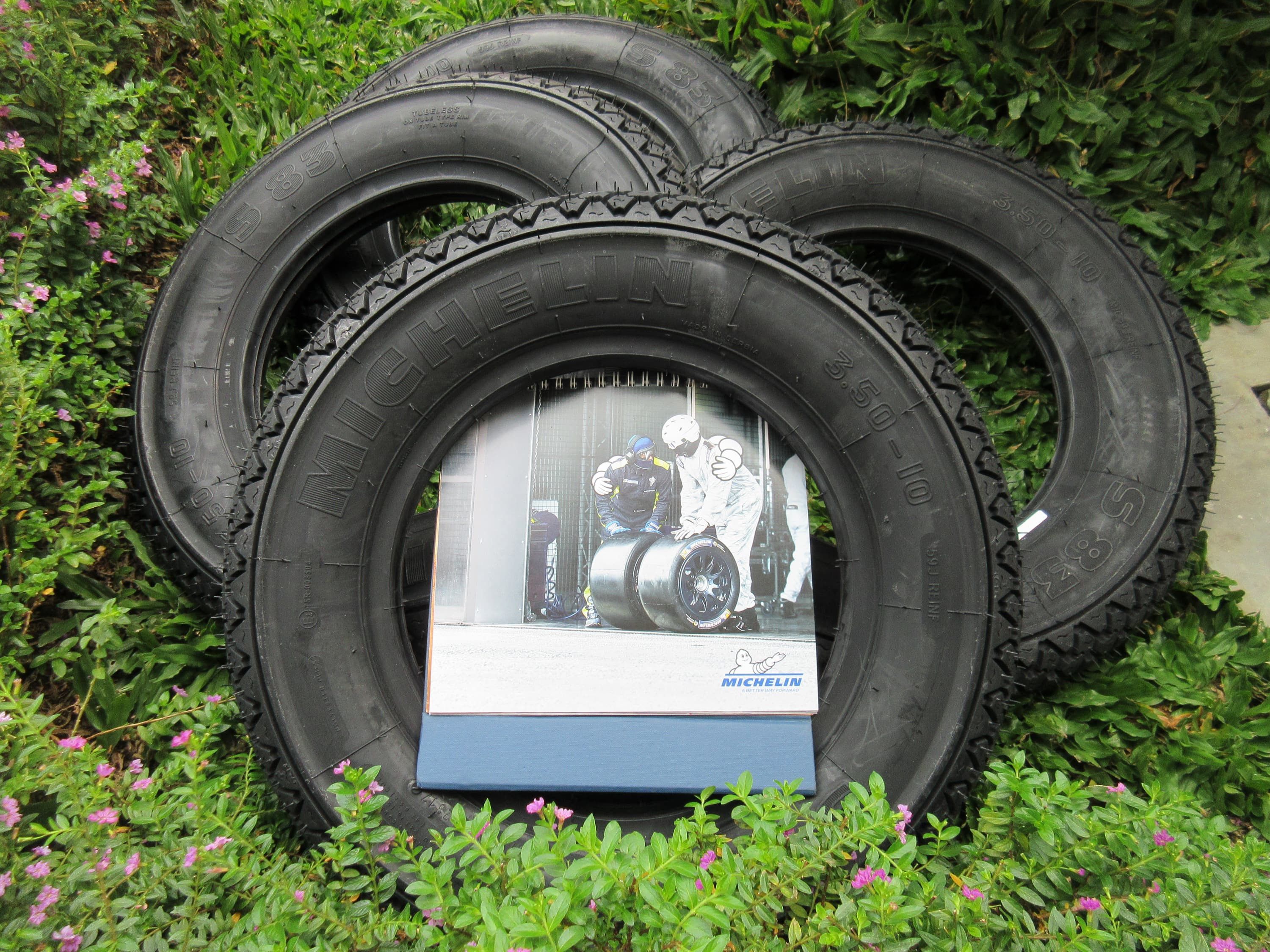 Racer Worldwide Michelin S83 Tire Tubeless Size R 3.50 x 10 Made in Serbia Size ONE SIZE - 1 Thumbnail