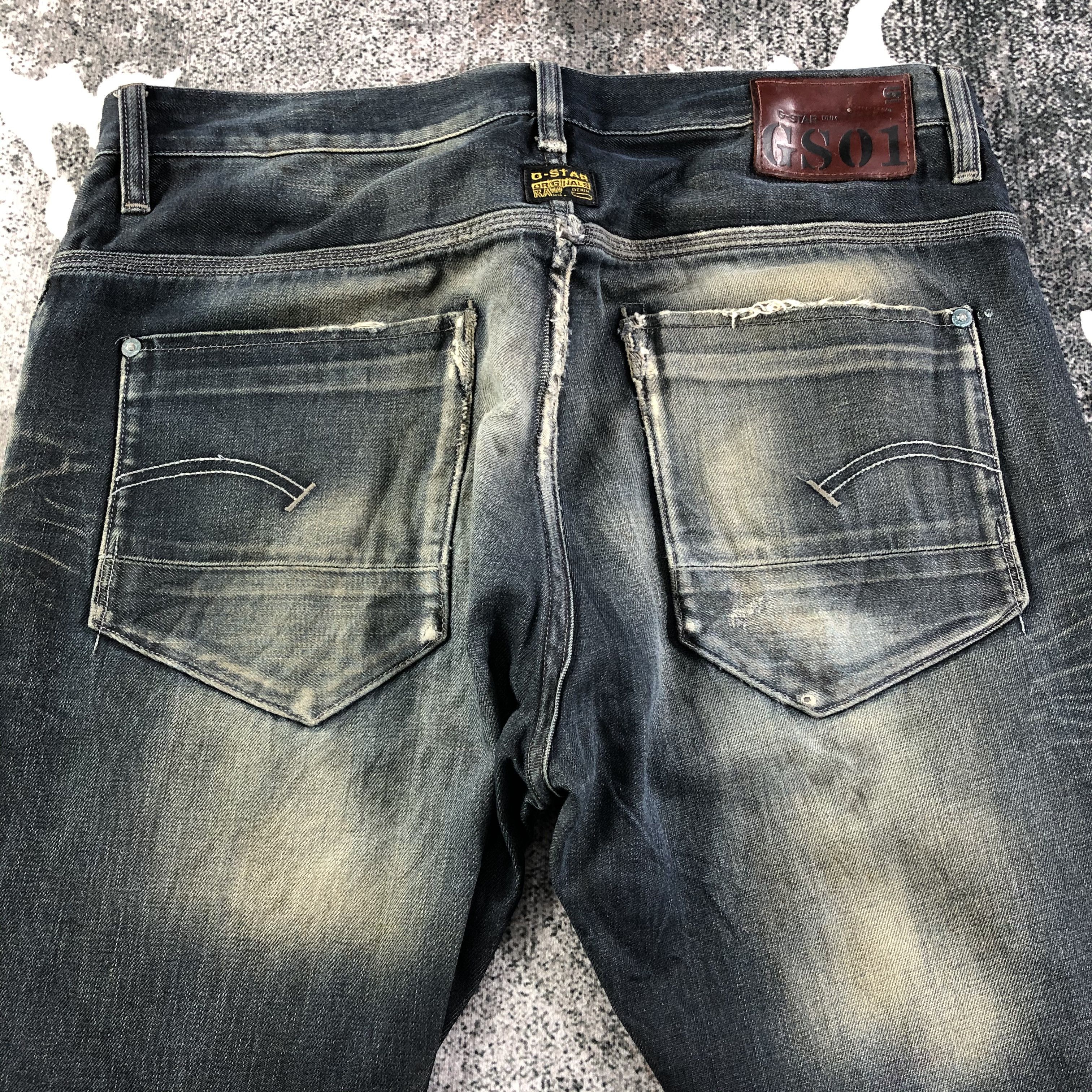 G-Star G Star Raw Jeans Rusty Wash Denim KJ1890 Size US 34 / EU 50 - 4 Thumbnail