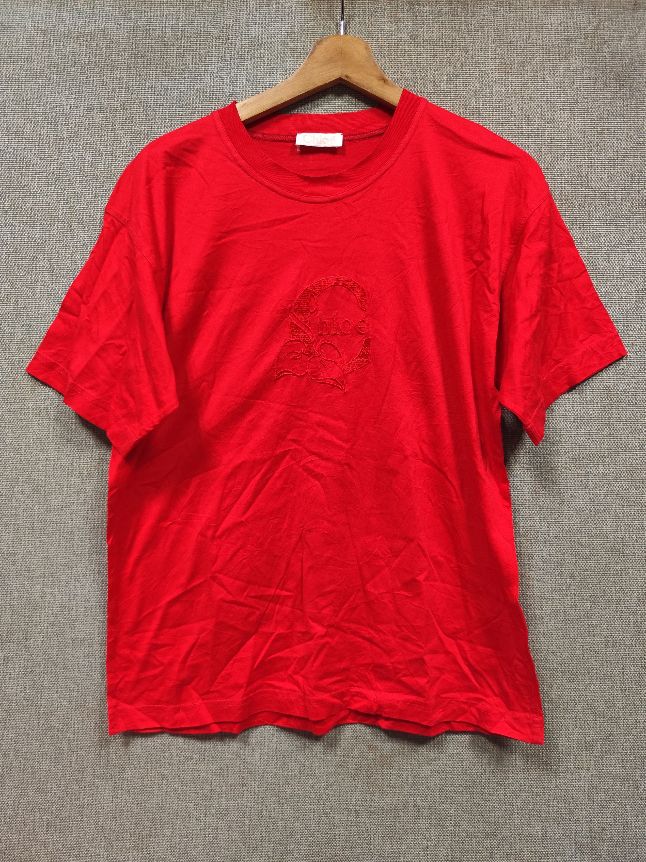 Chloe Chloe logo embroidery tee Size M / US 6-8 / IT 42-44 - 1 Thumbnail