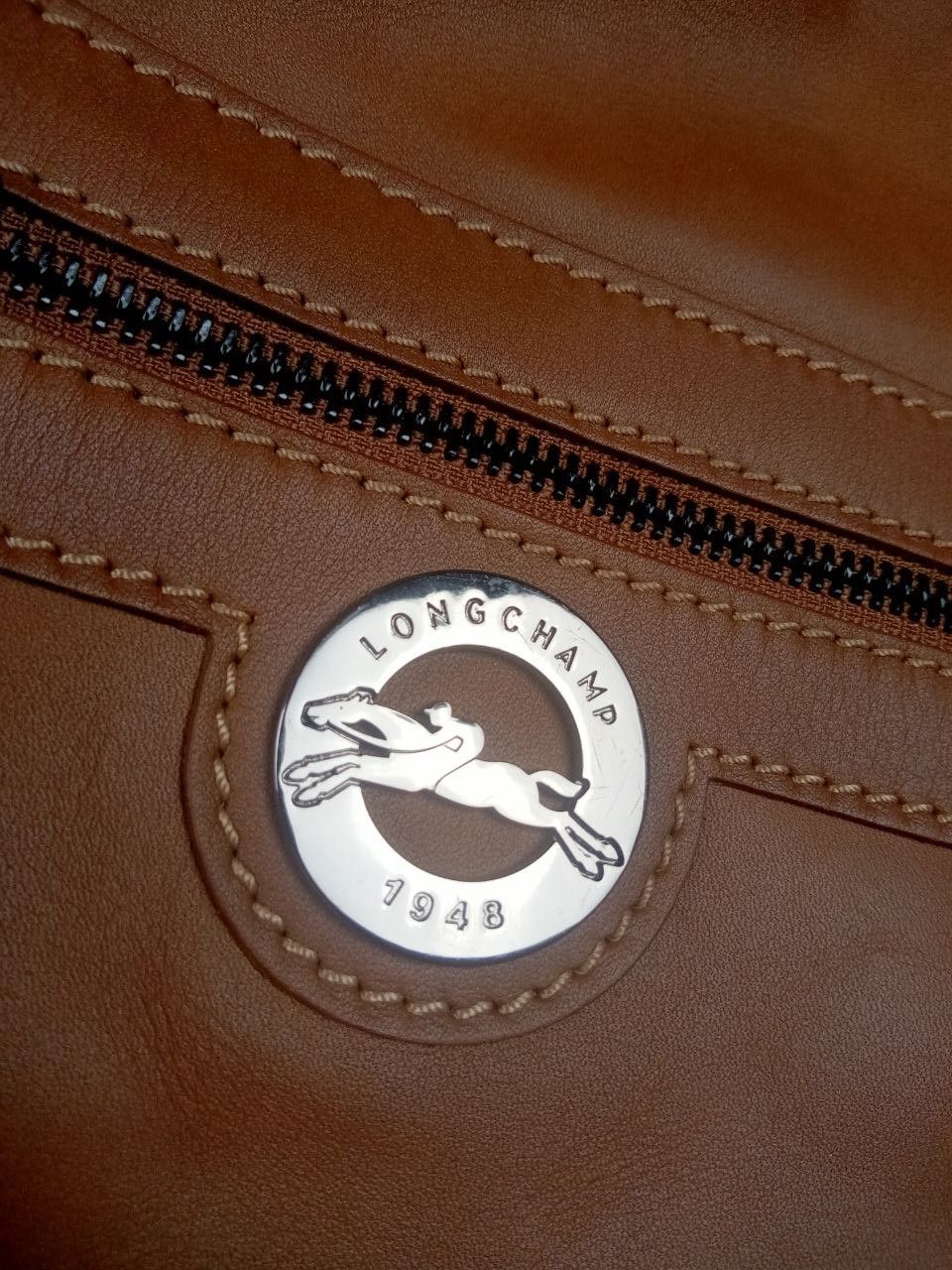 Longchamp Longchamp Brown Leather Women's Bag Size ONE SIZE - 3 Thumbnail