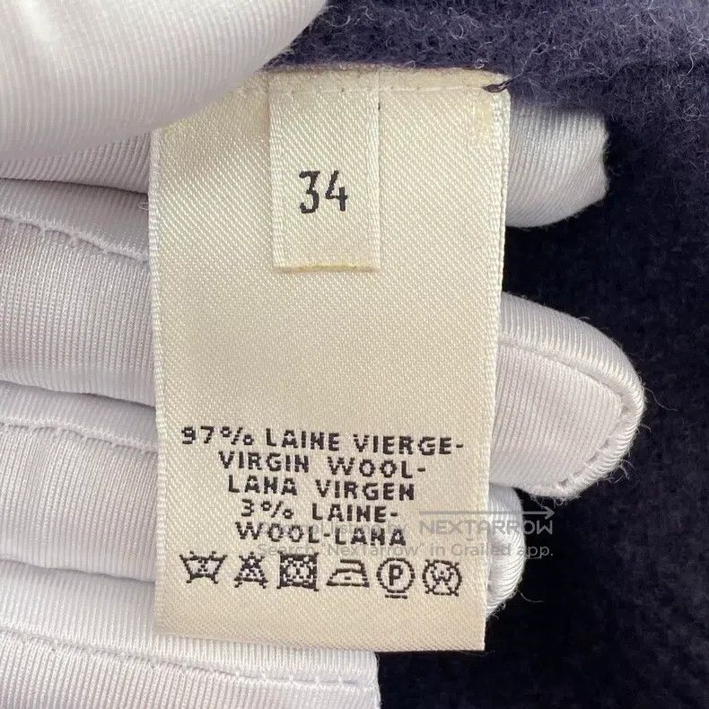 Hermes Dark wool coat