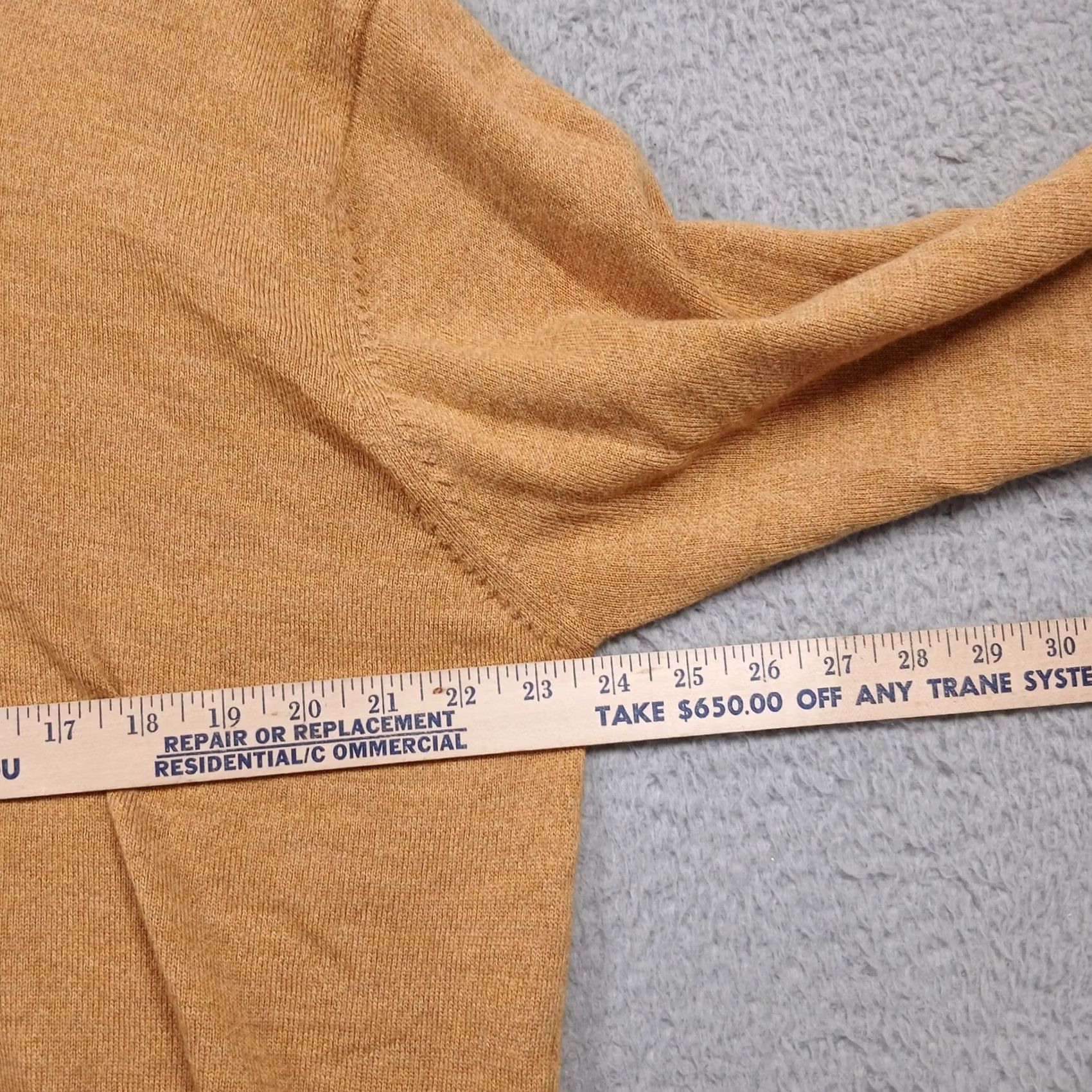 Vintage Jos A Bank Merino Wool Polo Sweater Men's XL Tan Brown Long Sleeve Size US XL / EU 56 / 4 - 6 Thumbnail