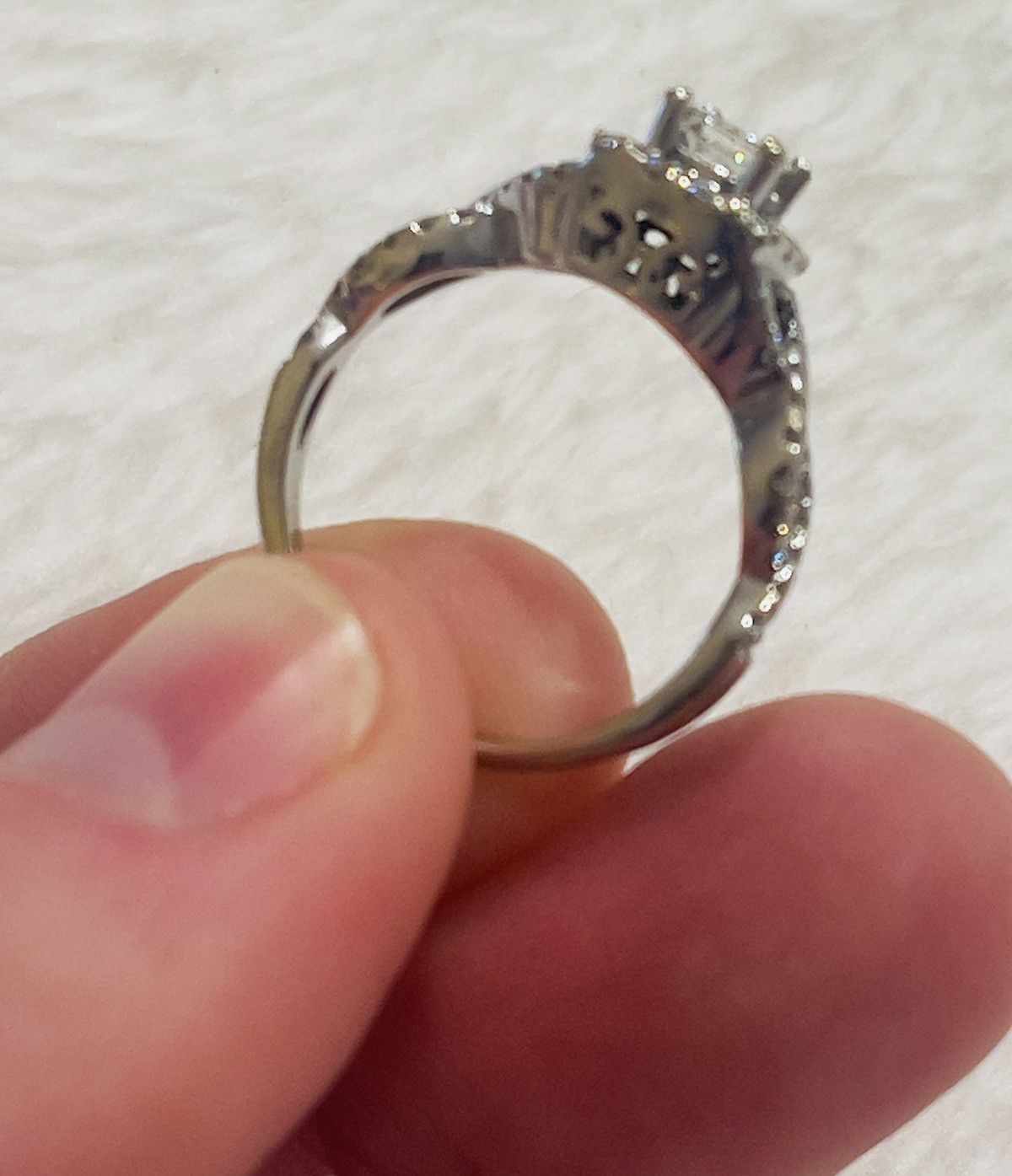 Other 14kt White Gold Diamond Bridal Set Size ONE SIZE - 6 Thumbnail