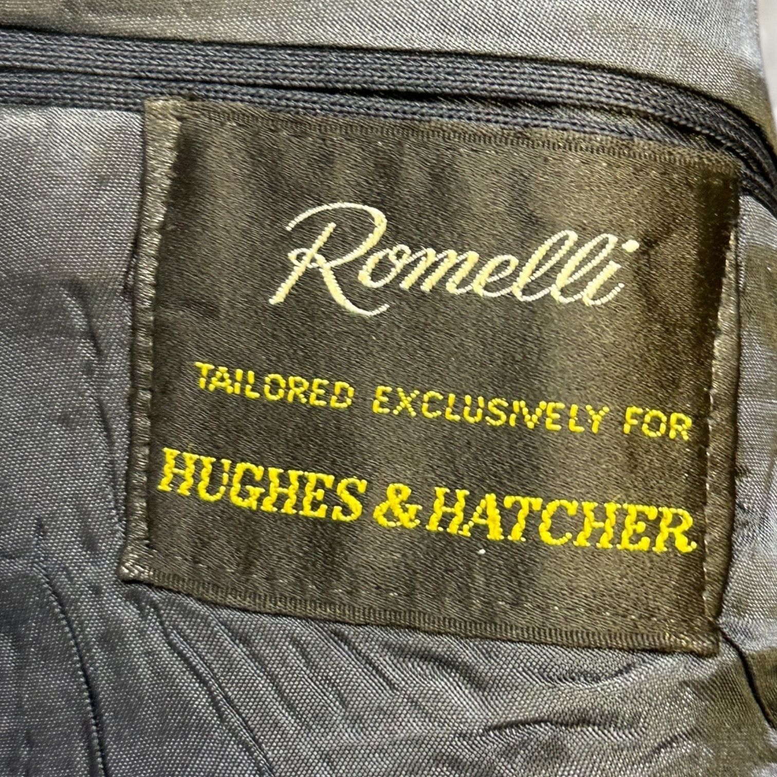 Other Romelli Hughes & Hatcher Men’s Blazer & Vest Navy Wool 42R Size 42R - 7 Thumbnail