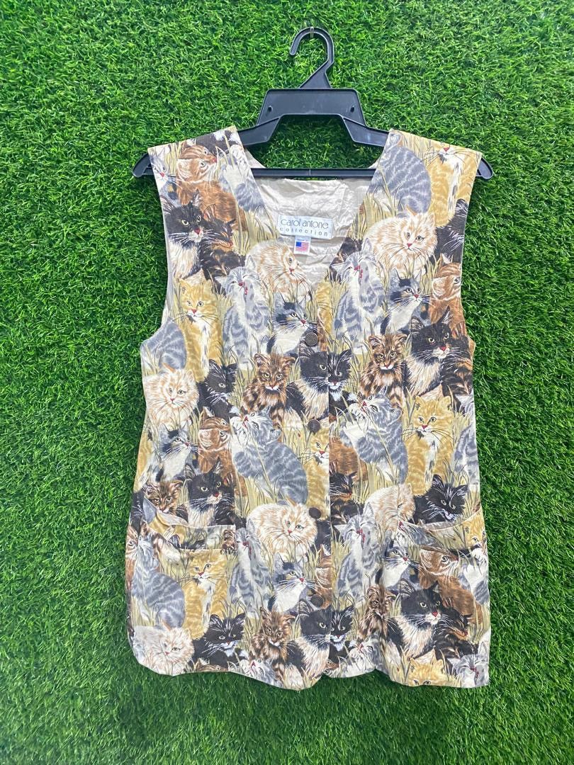 Vintage Vintage Carol Antone Vest Overprint Cat Size US L / EU 52-54 / 3 - 1 Thumbnail