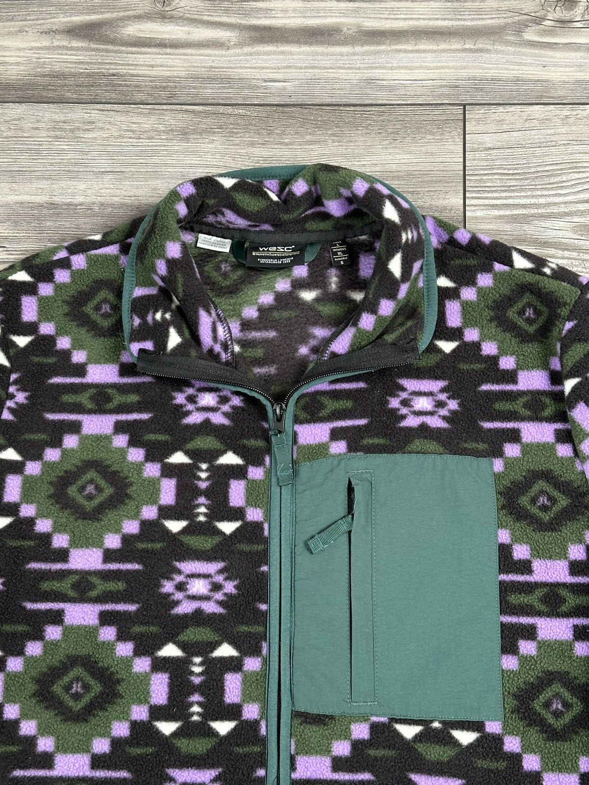 Other Wesc Aztec Full Zip Fleece Size US L / EU 52-54 / 3 - 2 Thumbnail