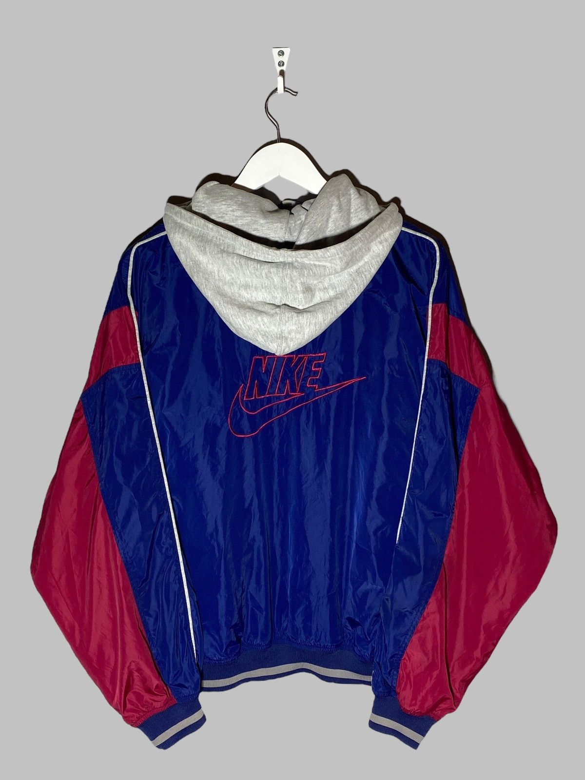 Nike Vintage 2000s Nike Swoosh Logo Reversible Jacket Size US M / EU 48-50 / 2 - 4 Thumbnail