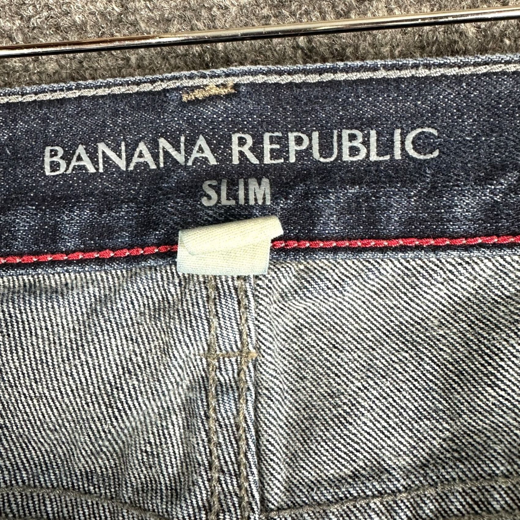 Banana Republic Banana Republic Jeans Mens 36 Slim Fit Blue Cotton Pockets Belt Loops Size US 36 / EU 52 - 5 Thumbnail