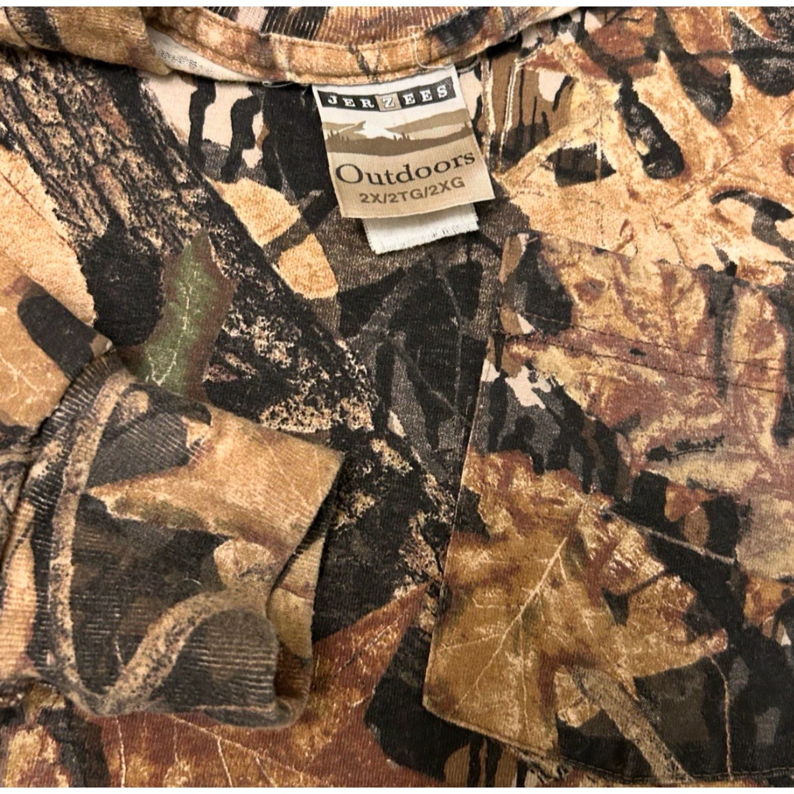Realtree VINTAGE 90s Y2K Jerzees Real Tree Mossy Oak Camo VTG Shirt Mens XXL Long Sleeve Size US XXL / EU 58 / 5 - 2 Thumbnail