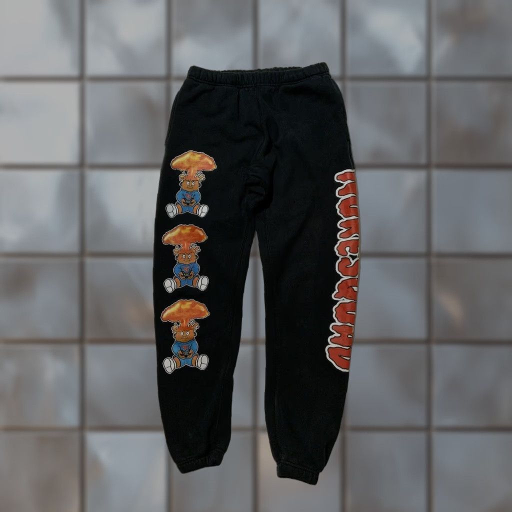 Vintage VINTAGE Faze Clan Nuke Squad Gaming Graphic Heavyweight Jogger Sweatpants Sweatpants Black Mens Sz S Size US 29 - 1 Thumbnail