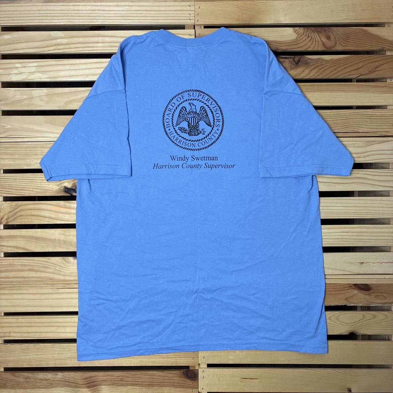 Gildan D.A.R.E. Blue Y2K Ed Hardy-Style Tee Size Large Size US L / EU 52-54 / 3 - 2 Thumbnail