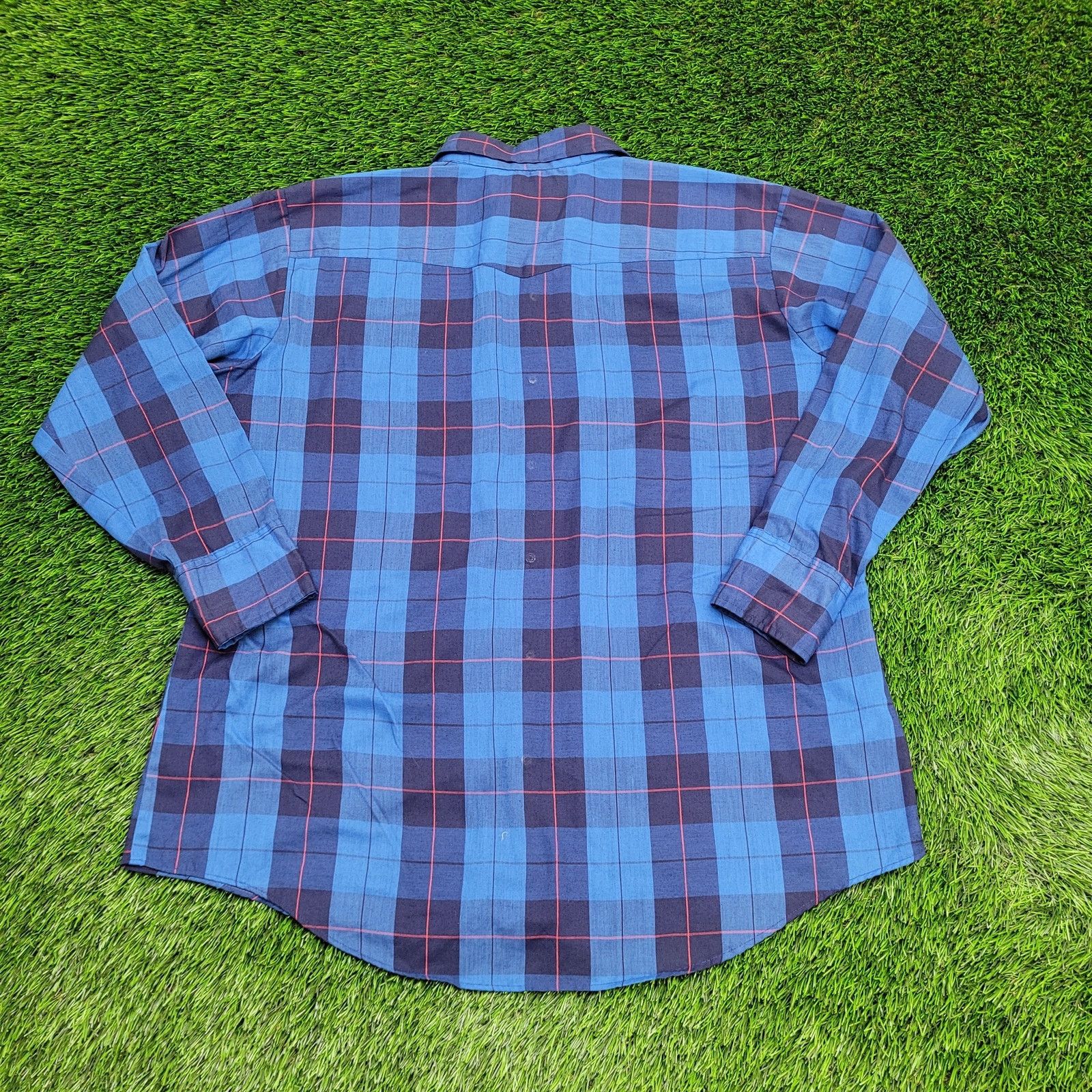 Other VTG DEE-CEE Western Plaid Pearl Snap Shirt XL/2XL 17.5 / 34 Size US XL / EU 56 / 4 - 2 Thumbnail
