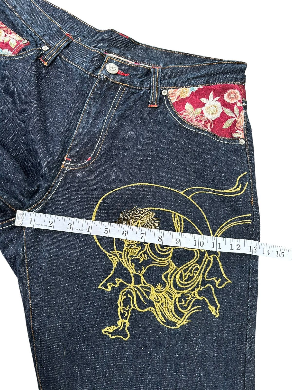 Kapital Karakuri Tamashii Inspired Gumu Denim Jeans Size US 35 - 18 Thumbnail