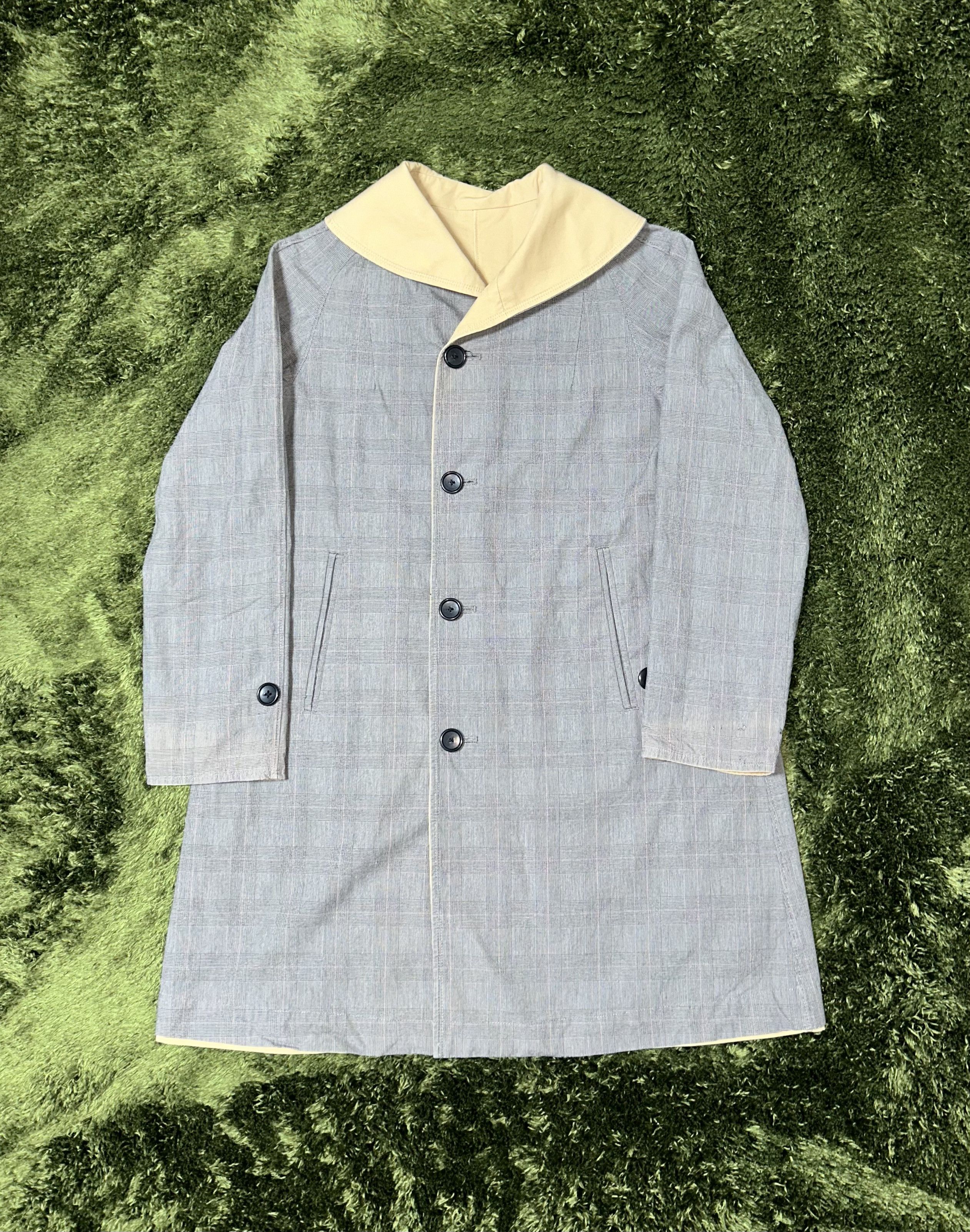 Beams Plus × Japanese Brand [XS] beams reversible check single cotton coat plaid Size XS / US 0-2 / IT 36-38 - 1 Thumbnail