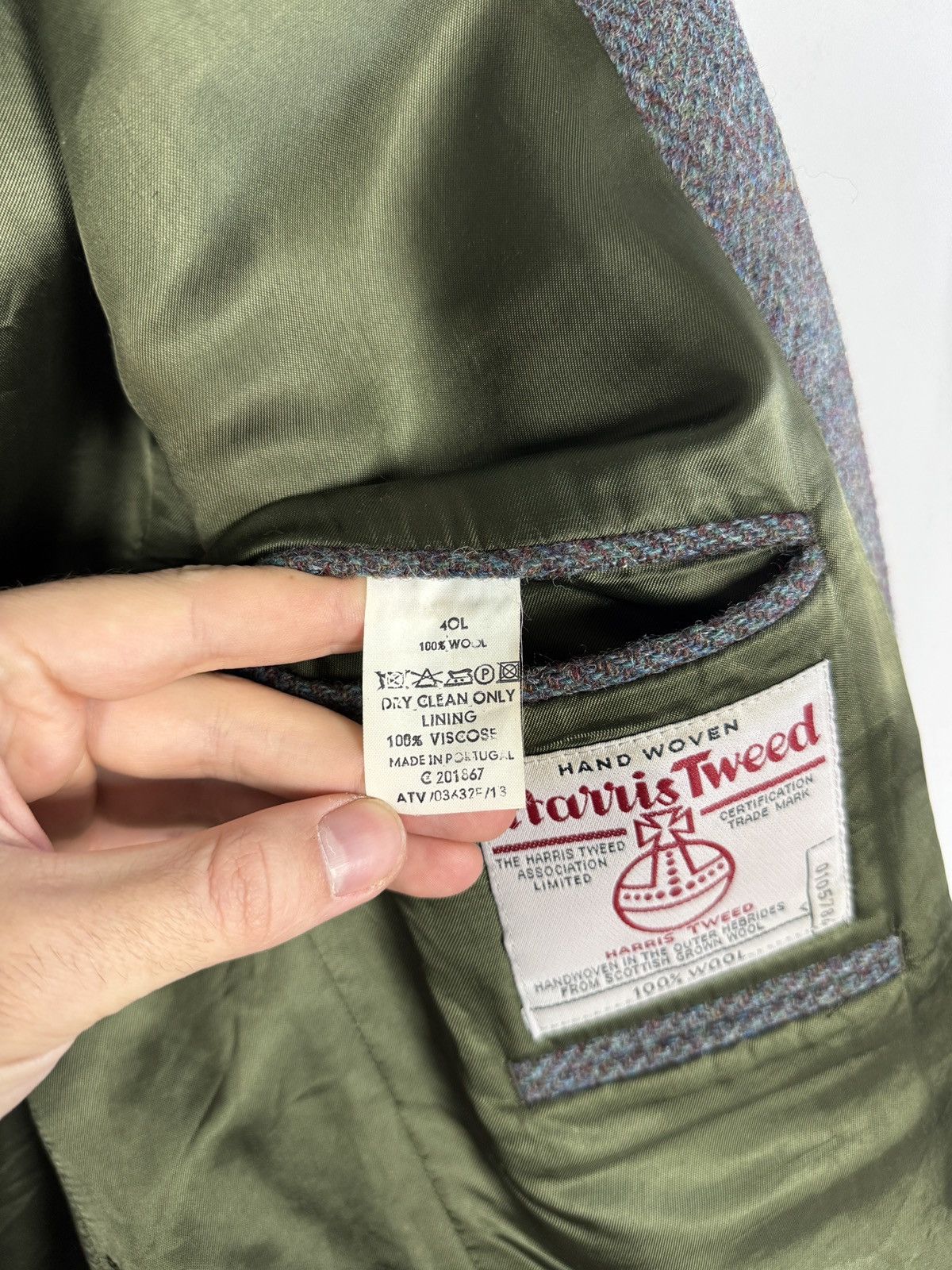 Harris Tweed Harris Tweed x Centaur Today Wool Blazer Jacket Size 40L Size 40L - 10 Thumbnail