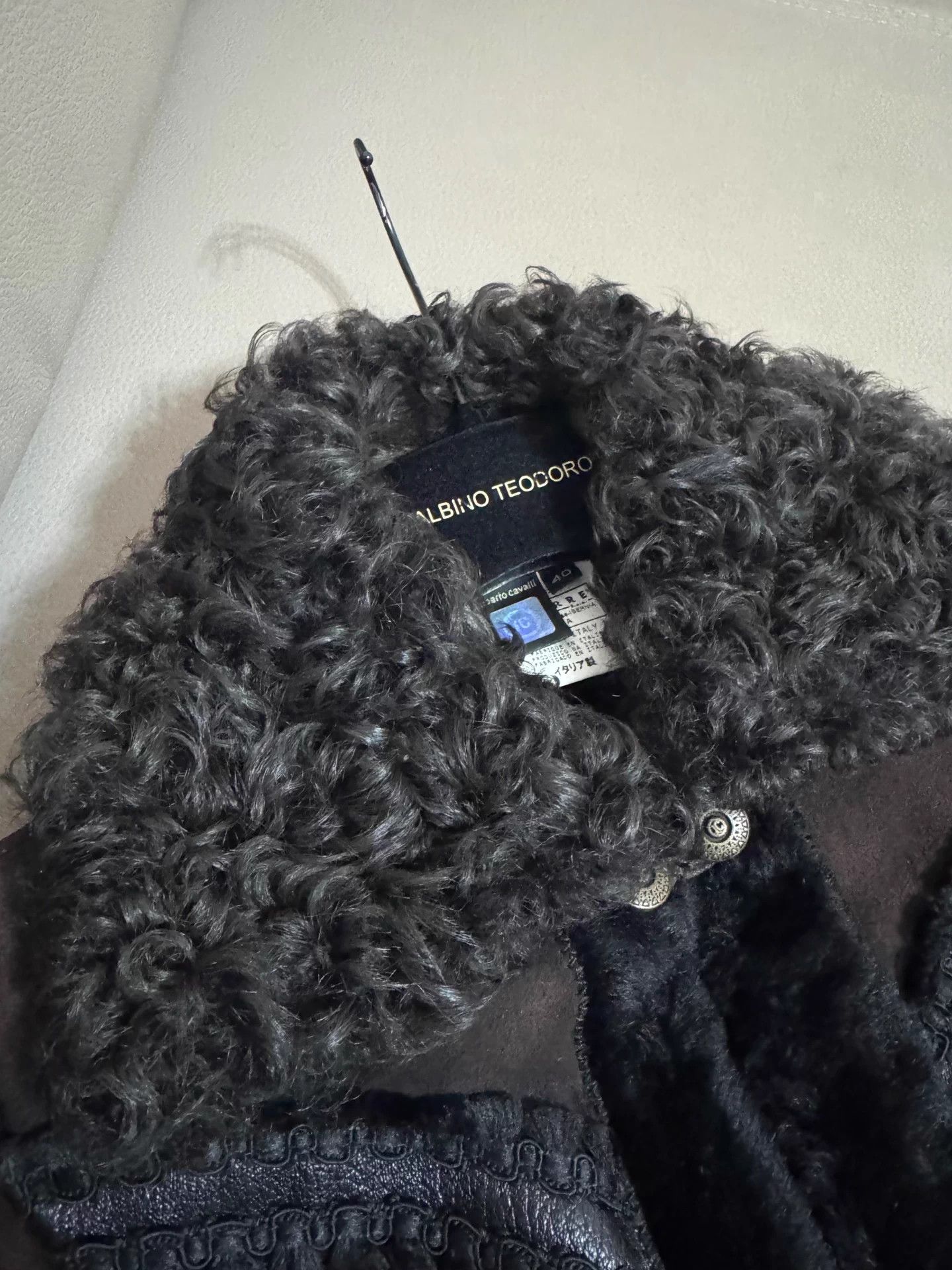 Just Cavalli JastCavalii Deep Brown Deerskin Shearling Jacket Italy 40 Size M / US 6-8 / IT 42-44 - 6 Thumbnail