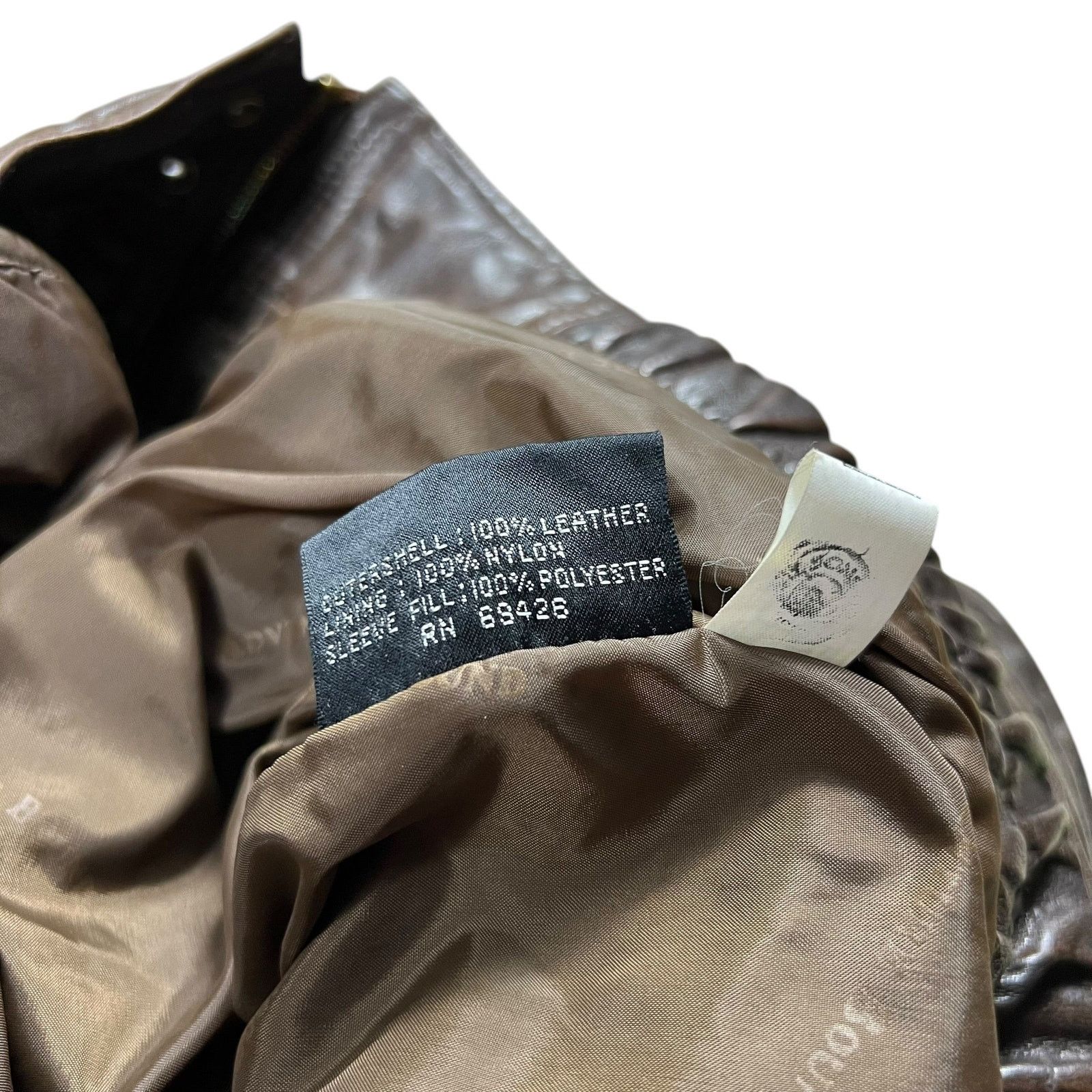 Vintage × Wilsons Leather Vintage 90s Wilsons Adventure Bound faded leather jacket (L) Size US L / EU 52-54 / 3 - 9 Thumbnail