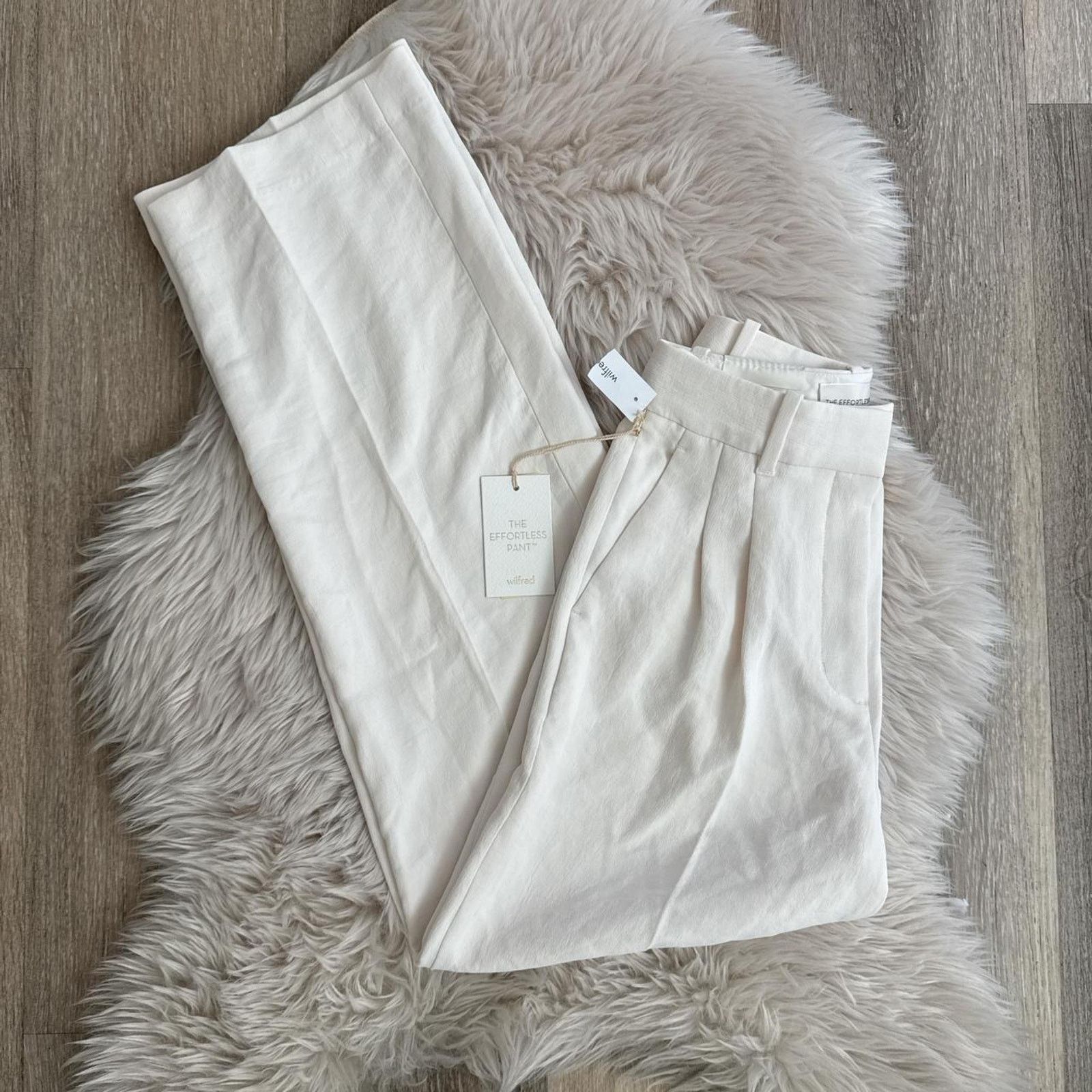 Aritzia NWT Aritzia Wilfred The Effortless Pant - Light Birch 2 Tall Size 26" / US 2 / IT 38 - 3 Thumbnail