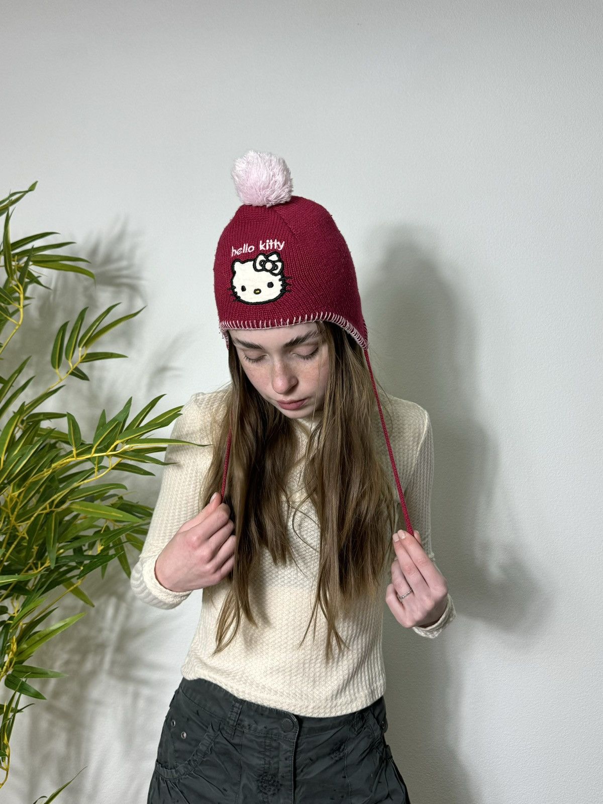 Cartoon Network CUTE HELLO KITTY AVIATOR HAT Size ONE SIZE - 2 Thumbnail