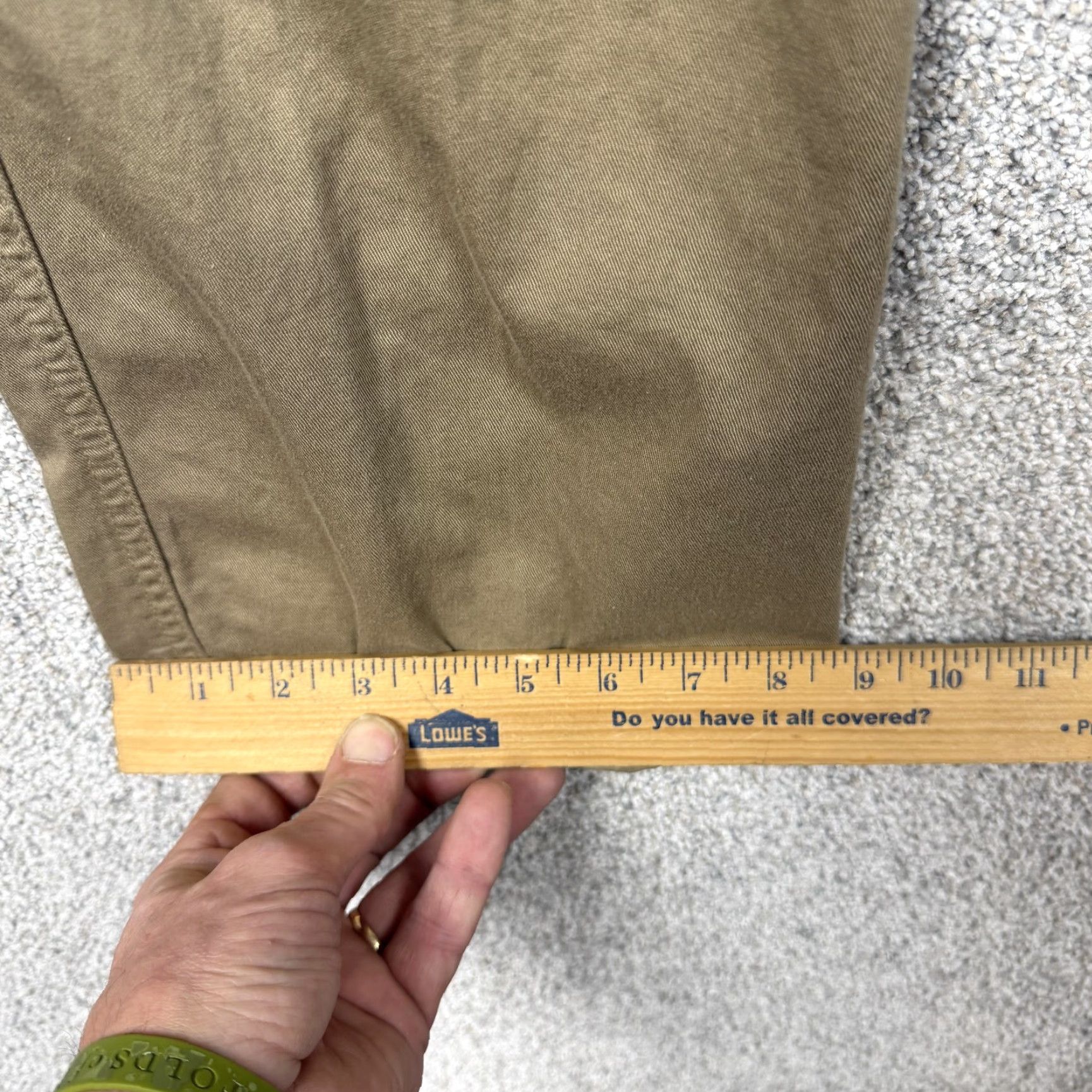 Vintage VINTAGE Scandia Woods Pants Mens 34x28 Khaki Pleated Workwear 90s Retro Canvas Cotton Size US 34 / EU 50 - 3 Thumbnail