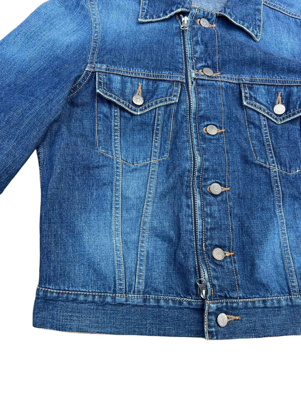 CABANE de ZUCCa Cabane de Zucca Japan Button Zip Denim Trucker Jacket Size US S / EU 44-46 / 1 - 5 Thumbnail