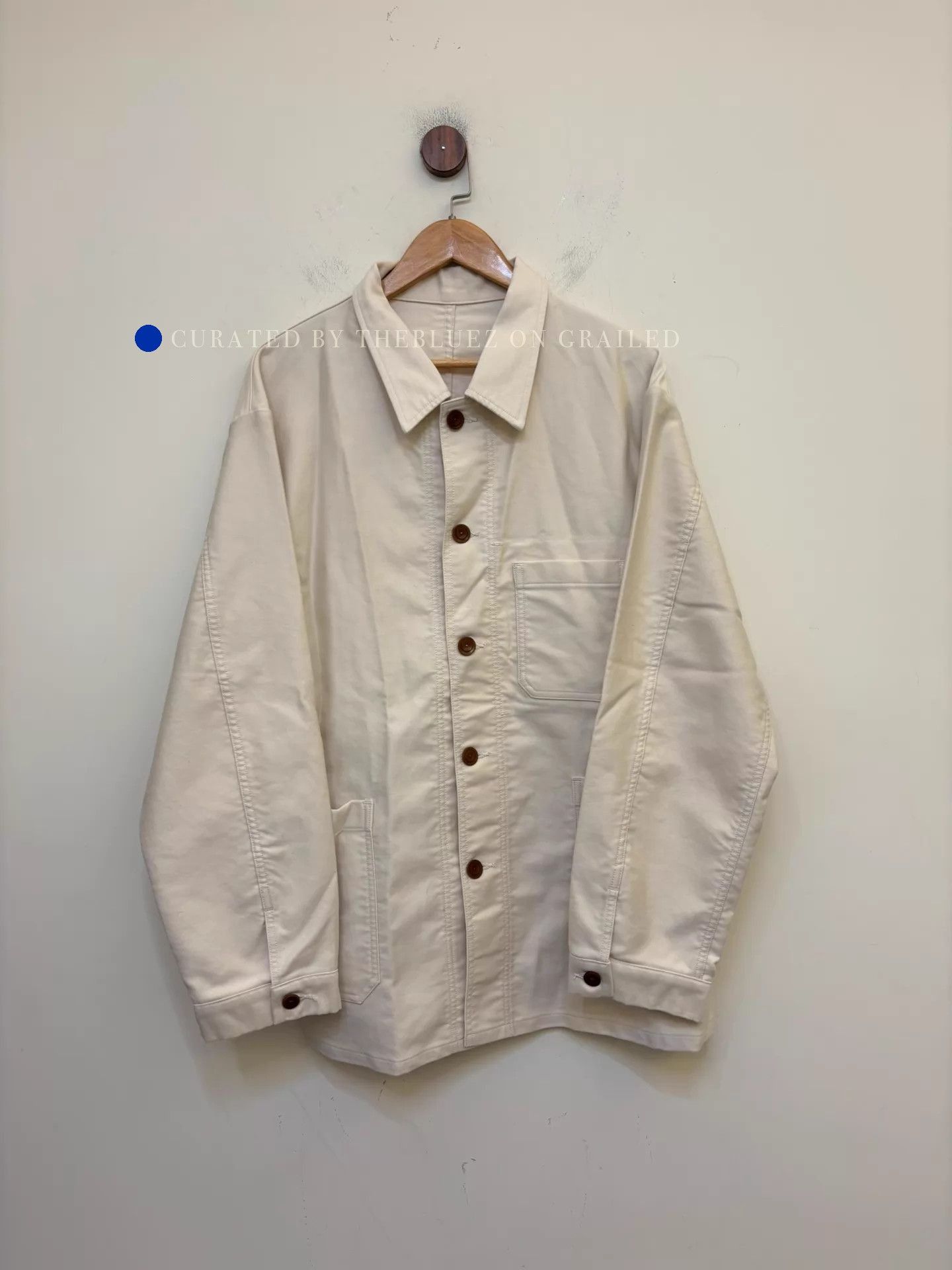 Nanamica Beige Button-Front Light Jacket Size US L / EU 52-54 / 3 - 1 Thumbnail