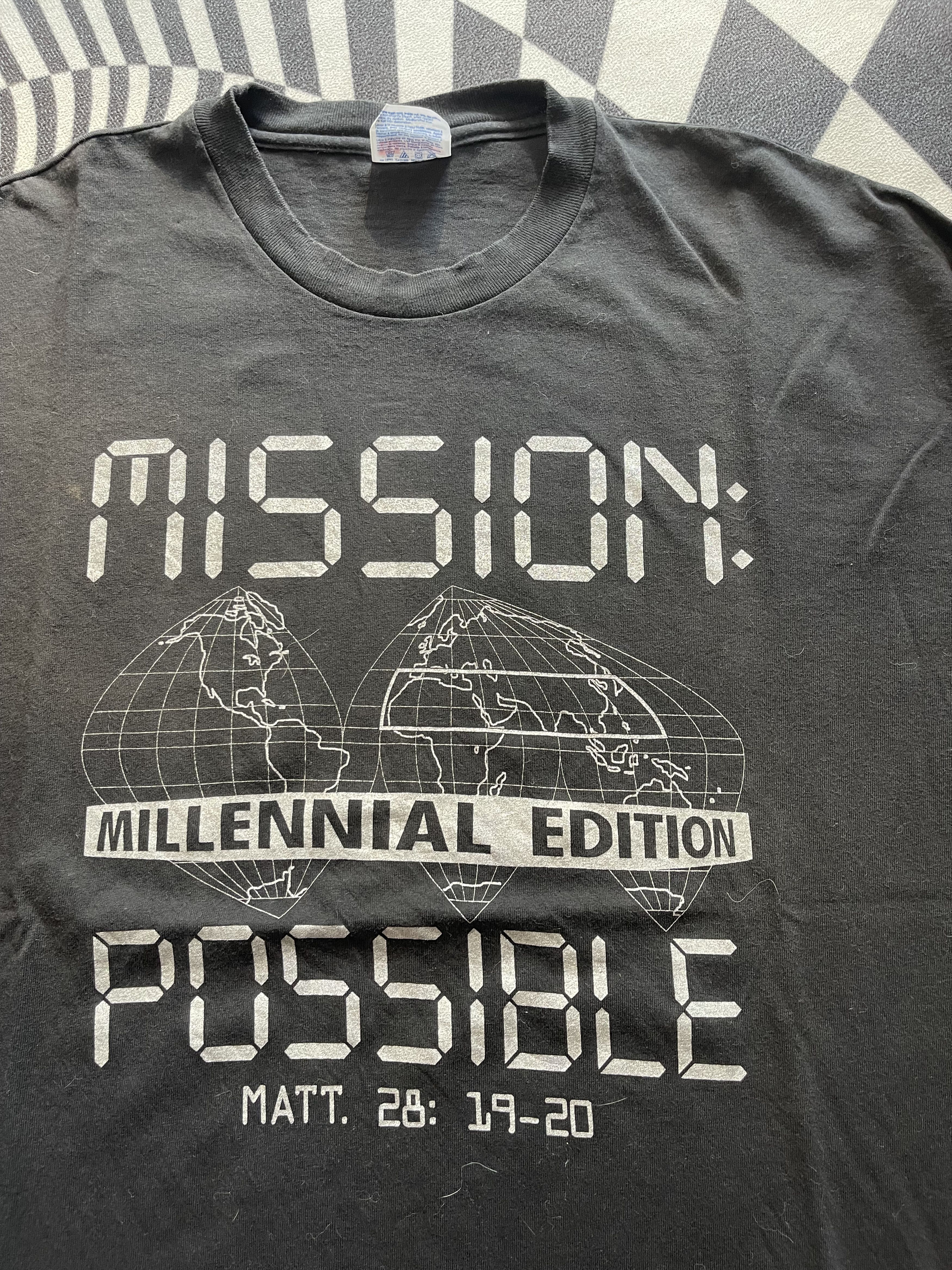 Vintage Vintage Christian Mission Possible Millennial Edition Tee Size US XL / EU 56 / 4 - 3 Thumbnail