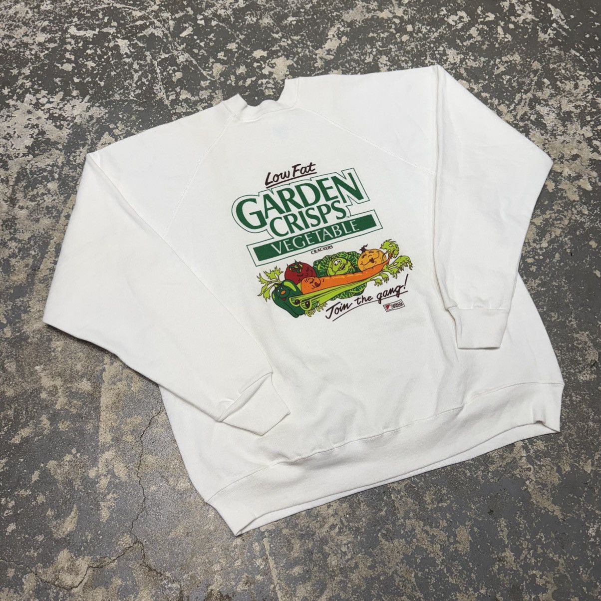 Other Vintage Low Fat Garden Crisps Vegetable Crewneck Hoodie Size US XL / EU 56 / 4 - 10 Thumbnail