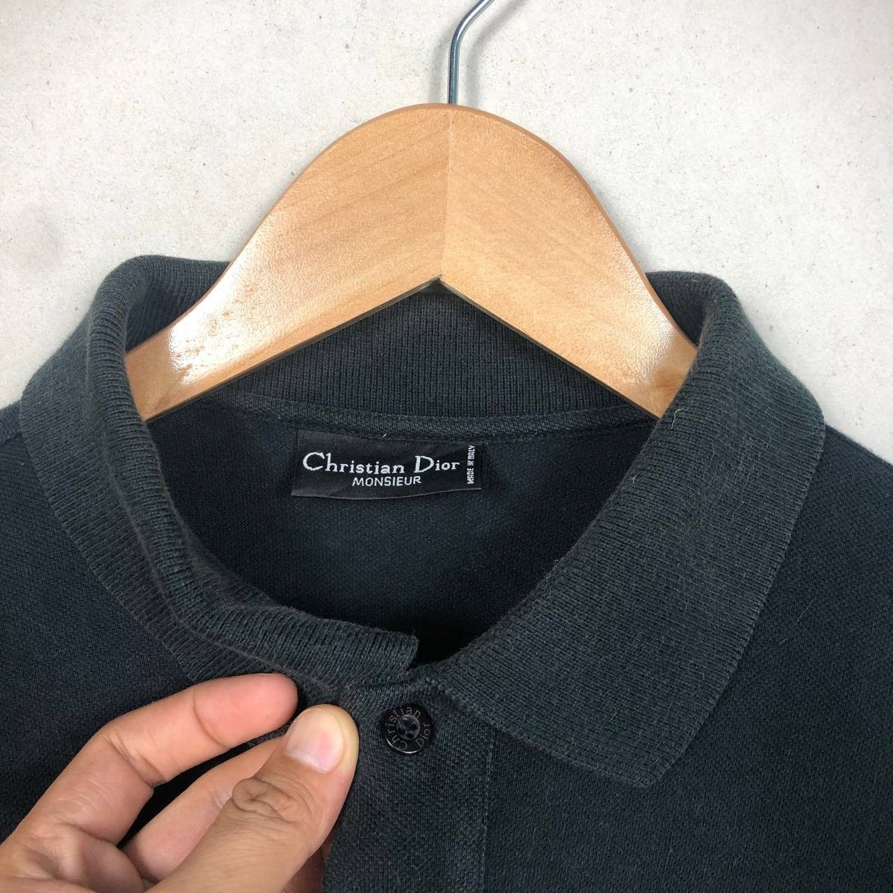 Christian Dior Monsieur Vintage Christian Dior Monsieur Black Polos Tshirt Size US M / EU 48-50 / 2 - 5 Thumbnail