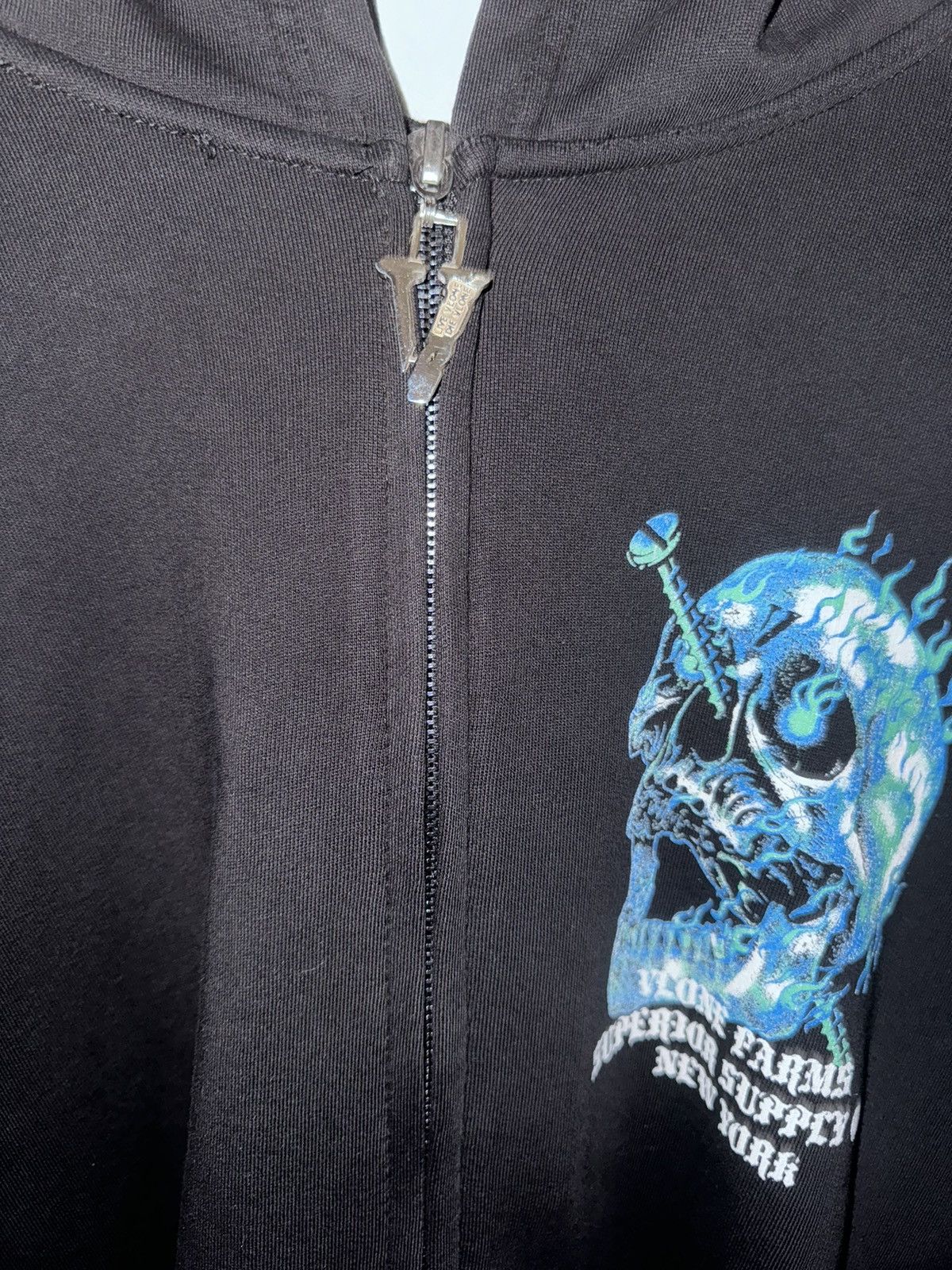 Vlone Vlone Glacier Skull Zip Up Size US L / EU 52-54 / 3 - 5 Thumbnail